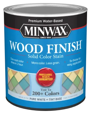 MINWAX® Wood Finish® Water-Based Solid Color Stain, Quart