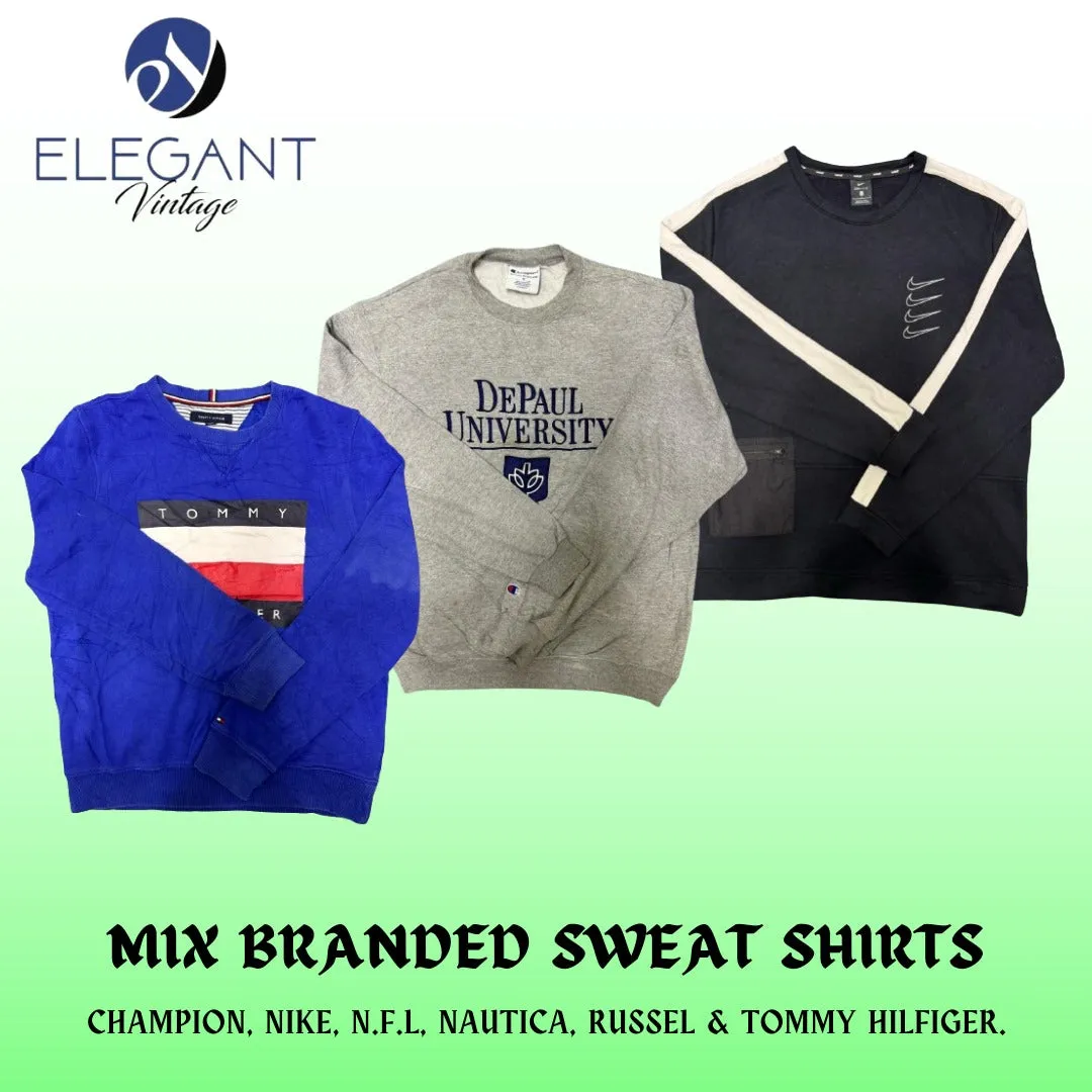 Mix Branded Sweat Shirts - 35 Pieces