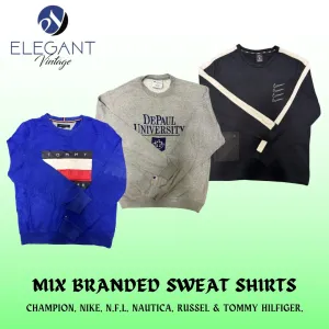 Mix Branded Sweat Shirts - 35 Pieces