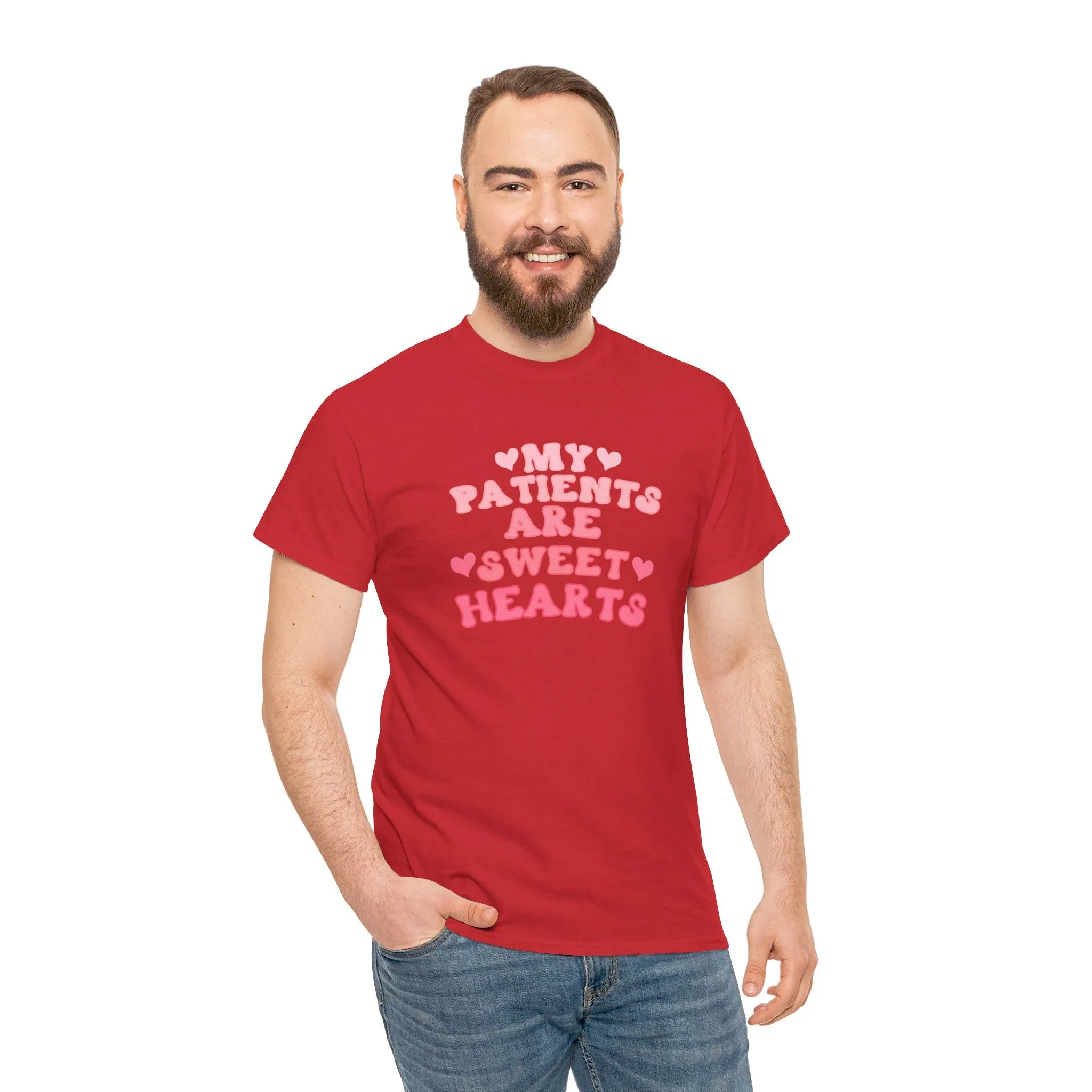 My Patients Are Sweethearts Unisex Heavy Cotton Tee