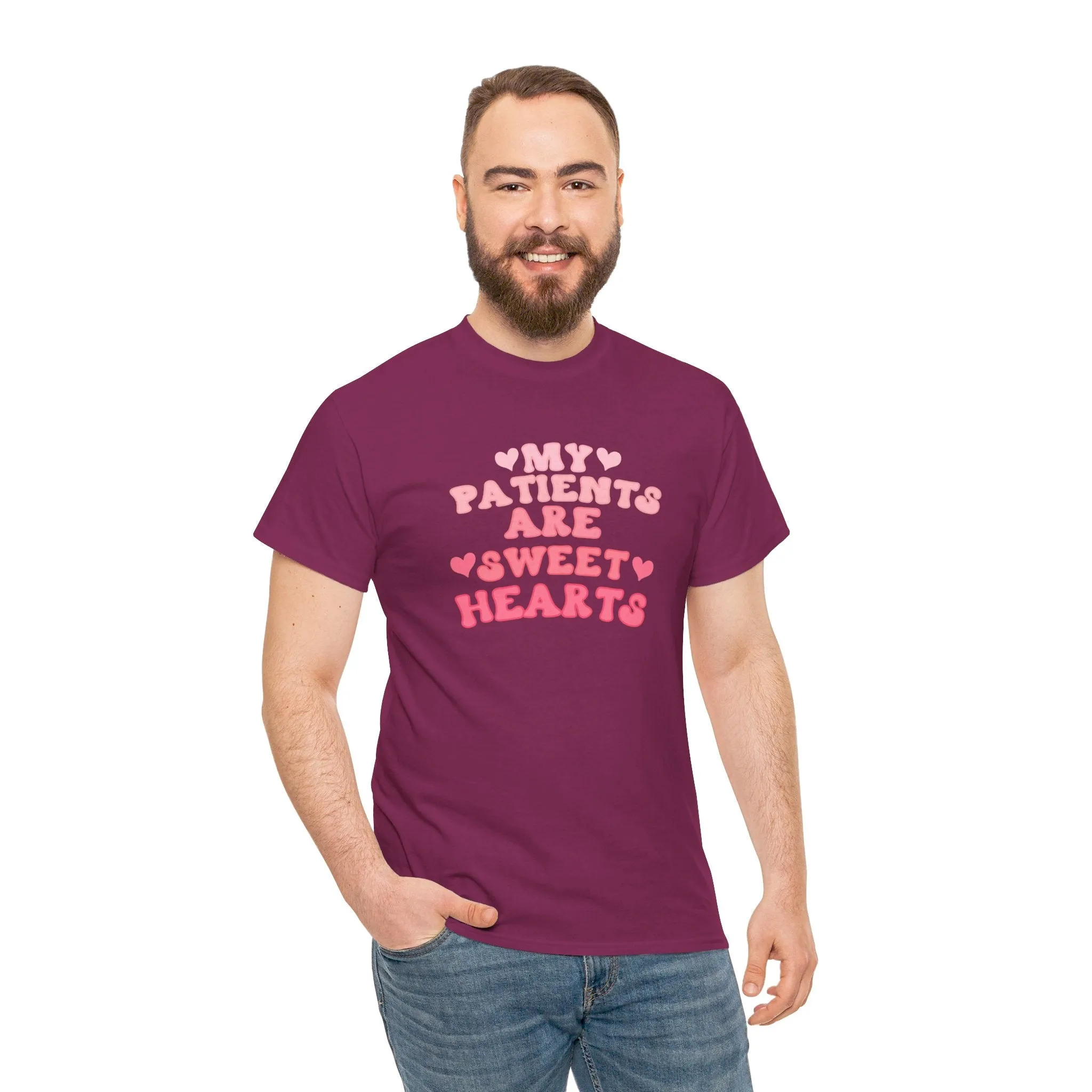 My Patients Are Sweethearts Unisex Heavy Cotton Tee