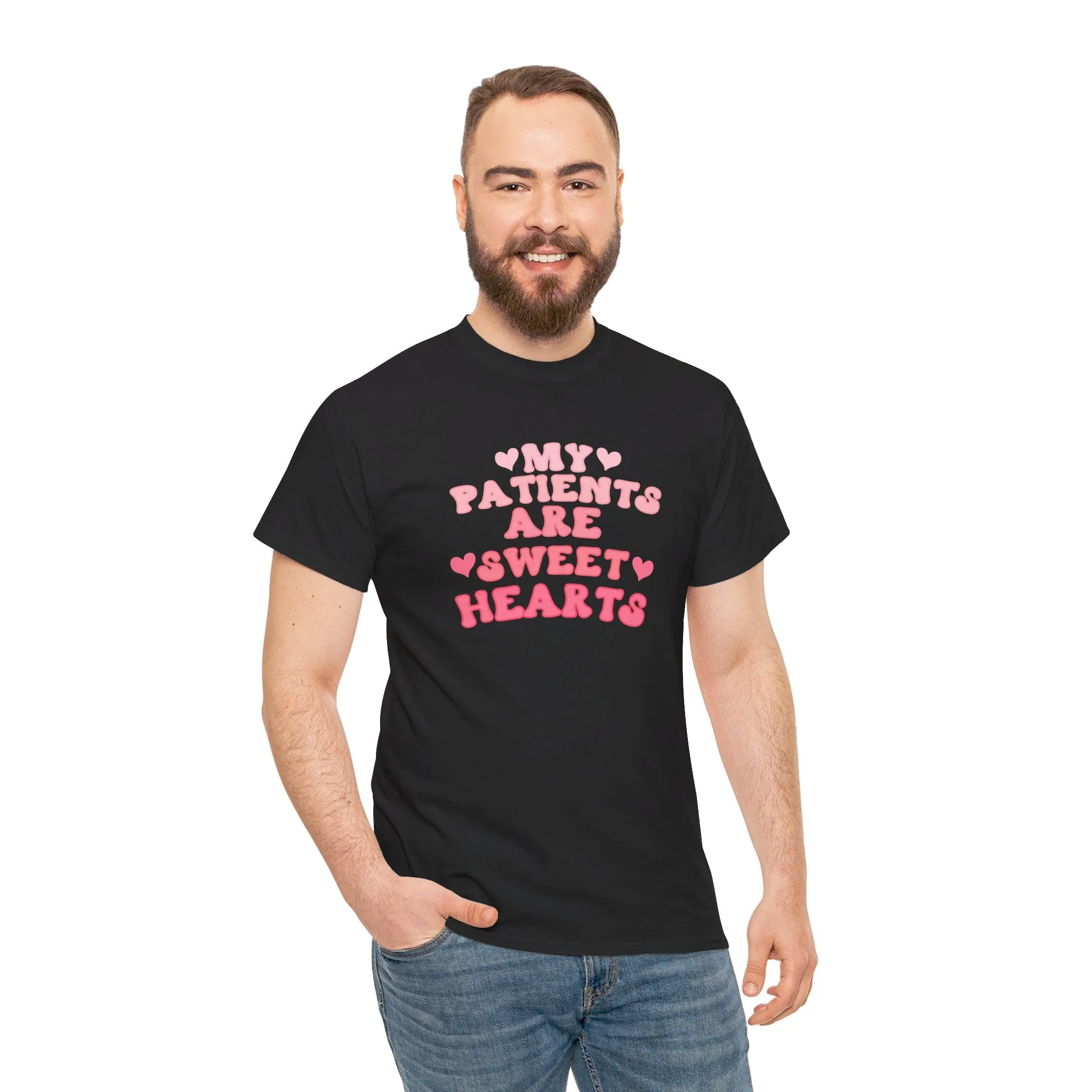 My Patients Are Sweethearts Unisex Heavy Cotton Tee