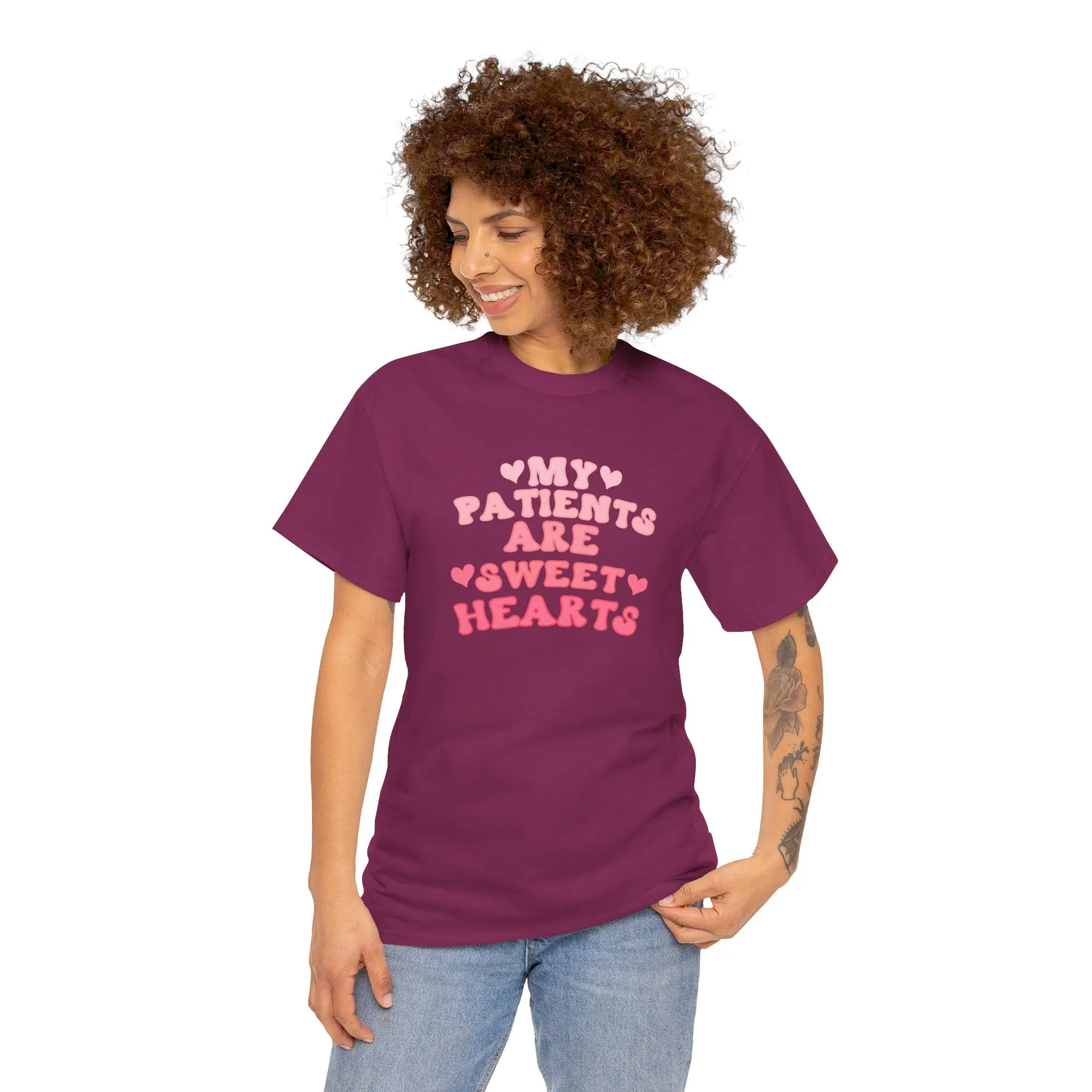 My Patients Are Sweethearts Unisex Heavy Cotton Tee