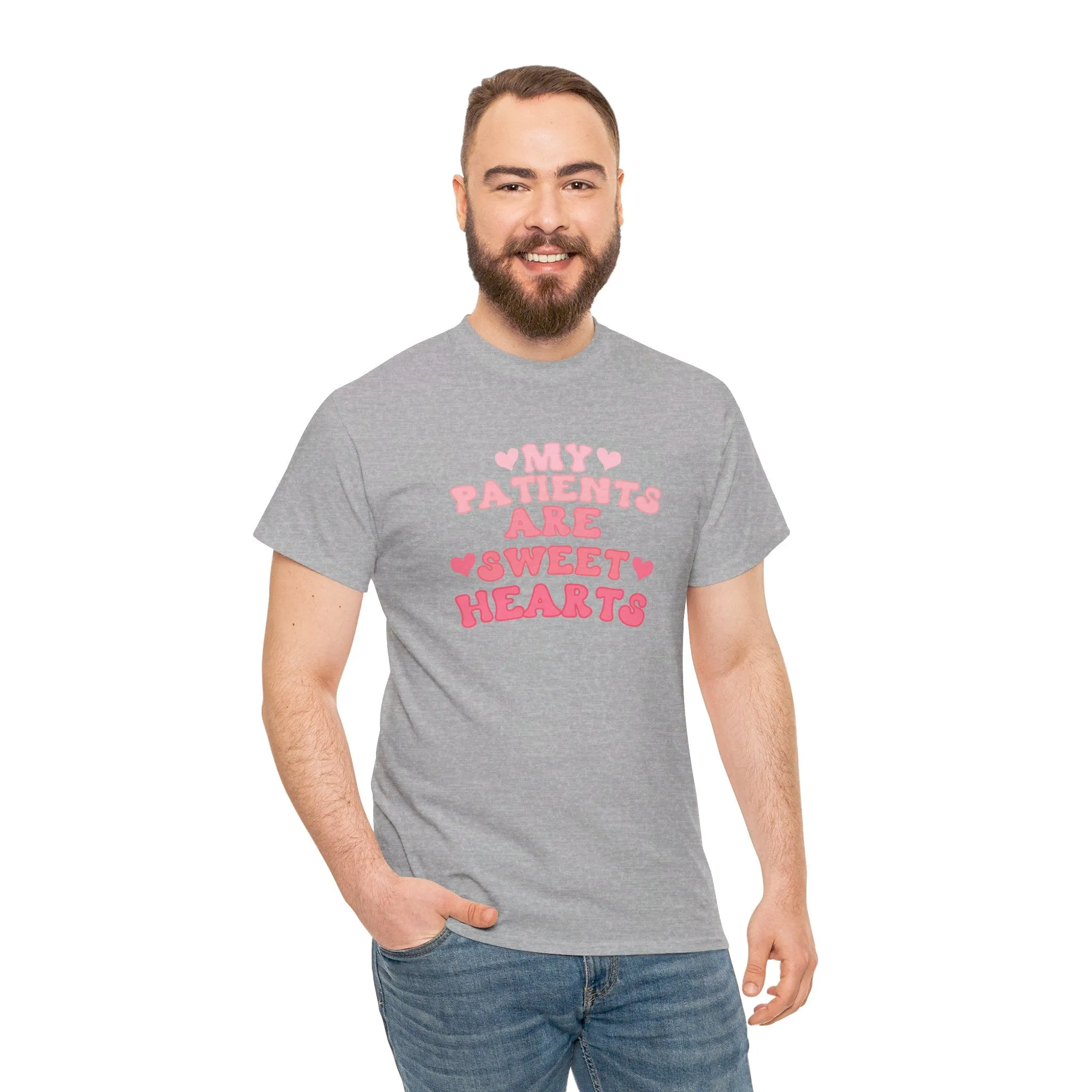 My Patients Are Sweethearts Unisex Heavy Cotton Tee