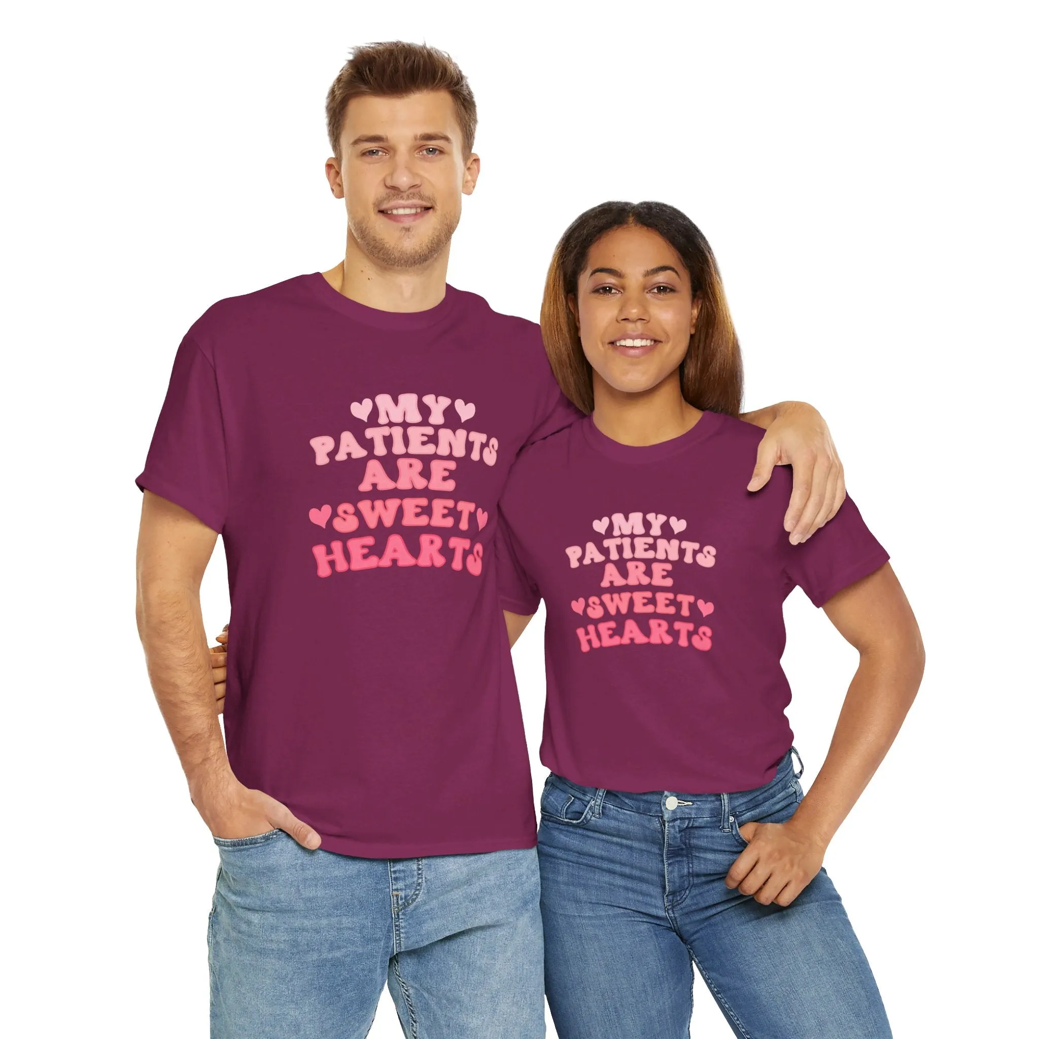 My Patients Are Sweethearts Unisex Heavy Cotton Tee