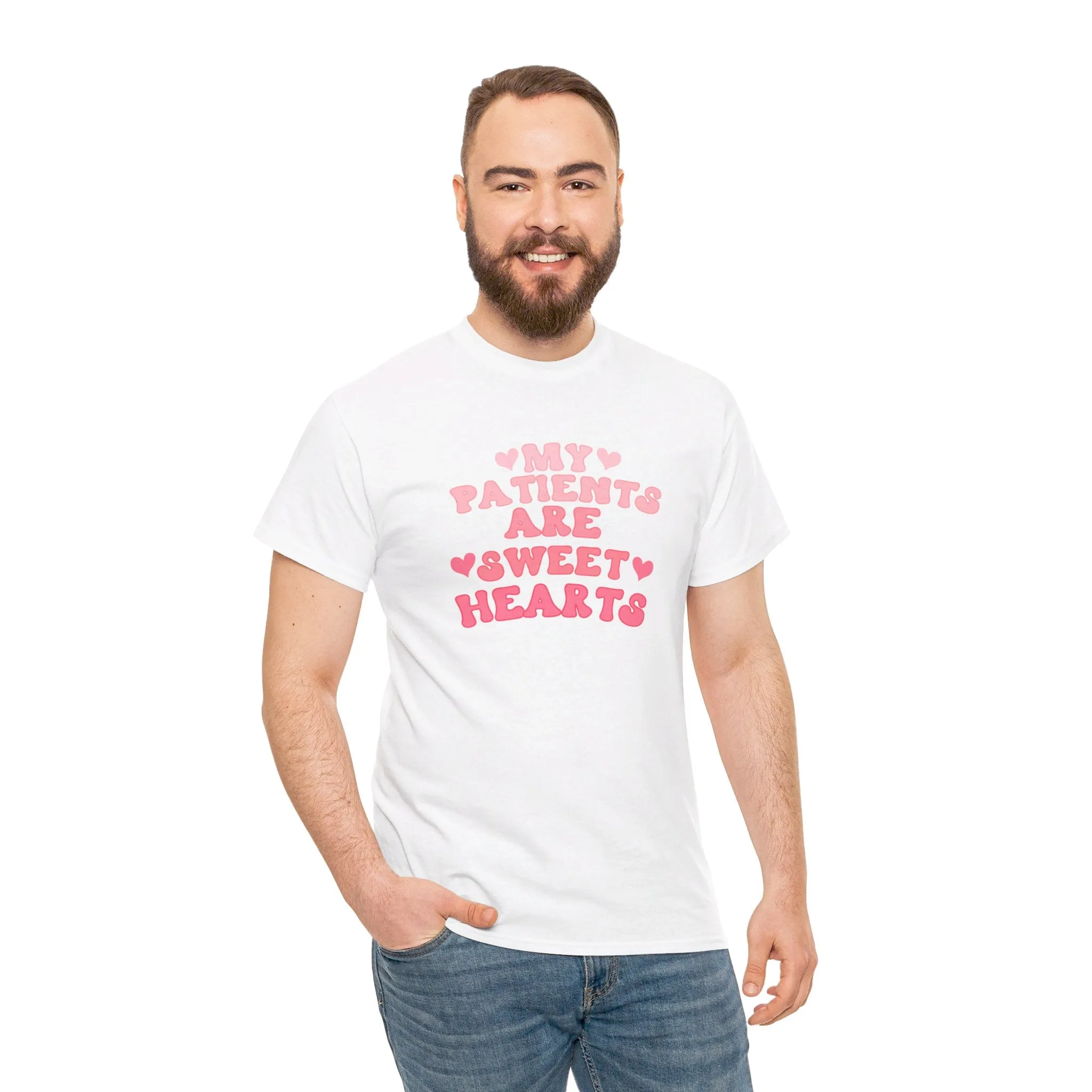 My Patients Are Sweethearts Unisex Heavy Cotton Tee