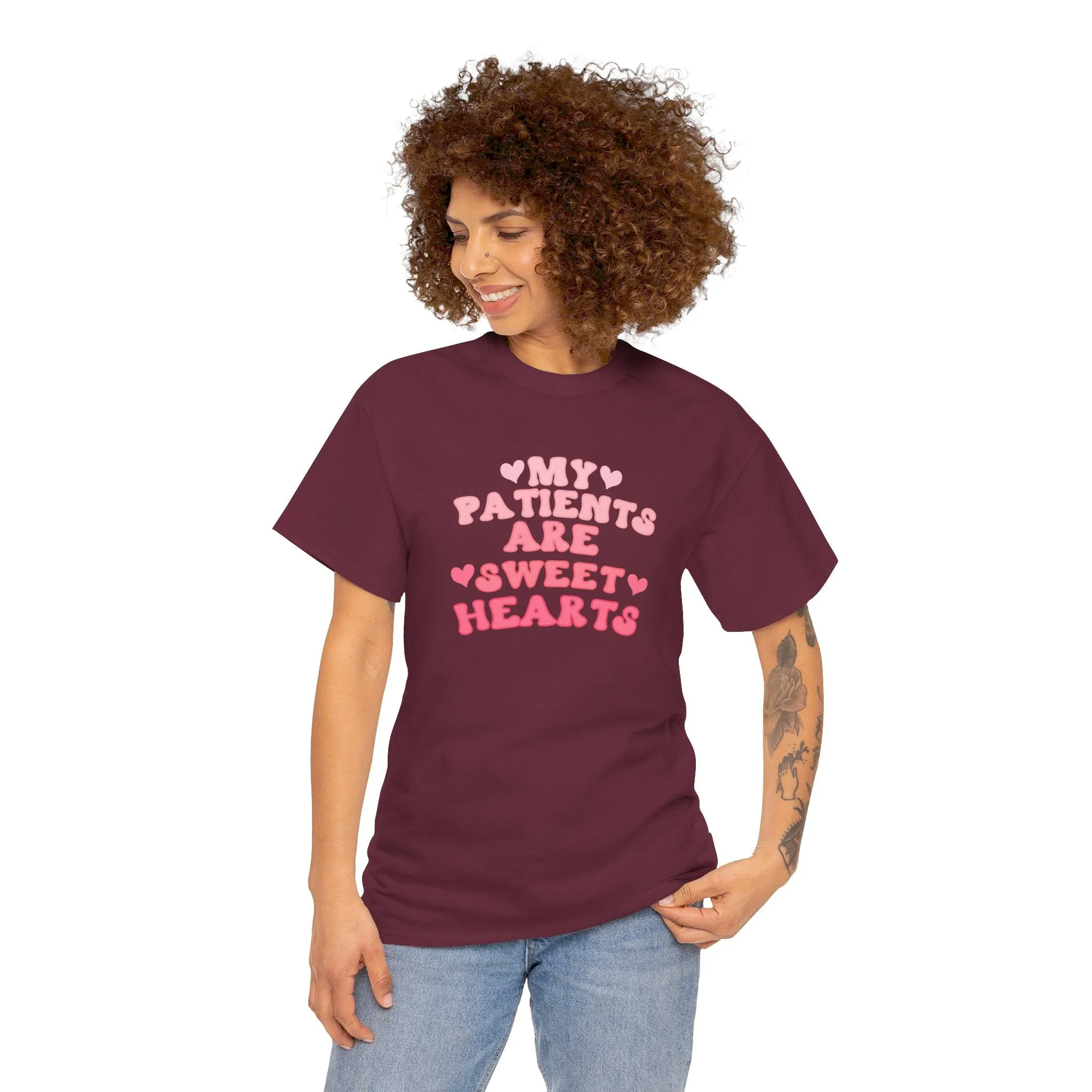 My Patients Are Sweethearts Unisex Heavy Cotton Tee