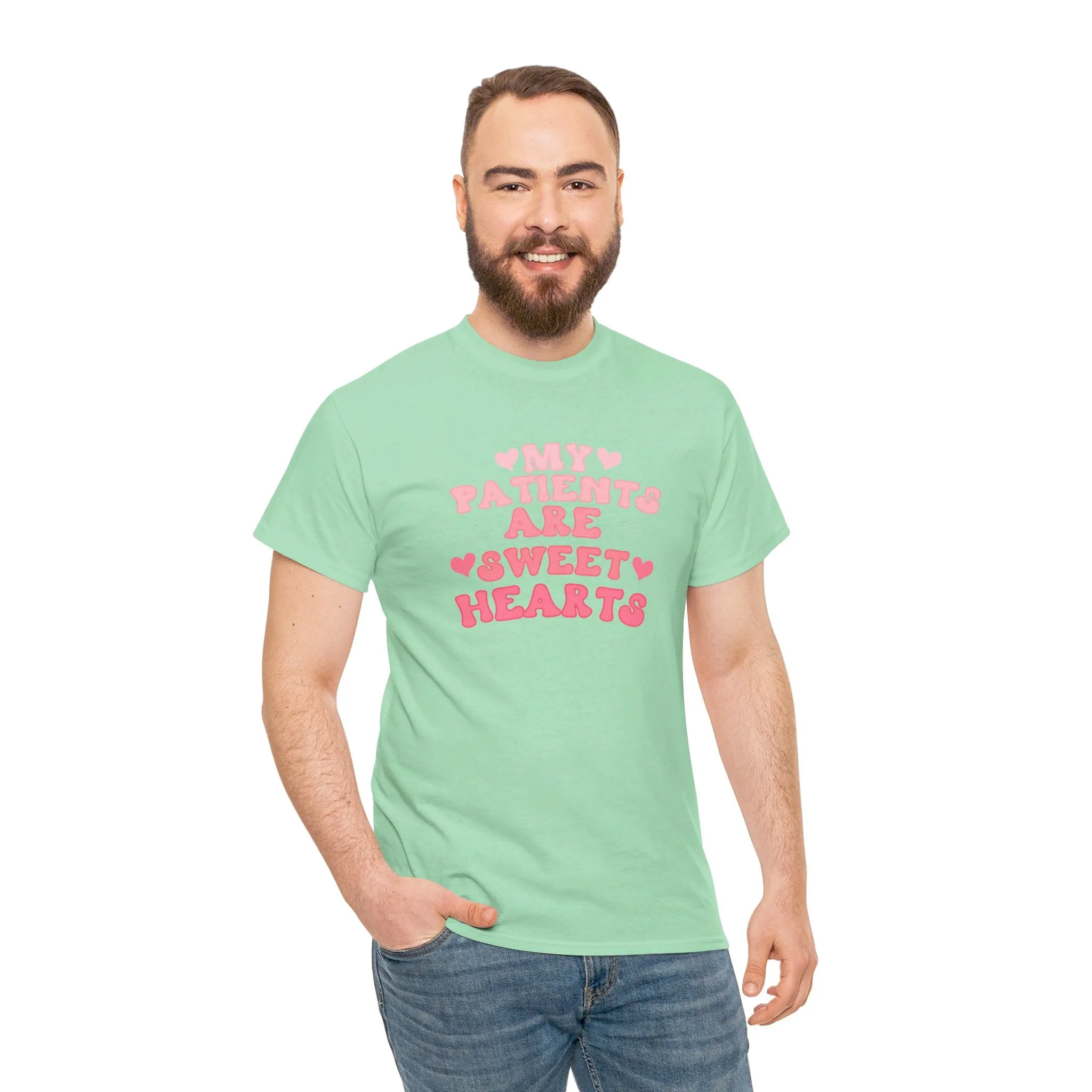 My Patients Are Sweethearts Unisex Heavy Cotton Tee