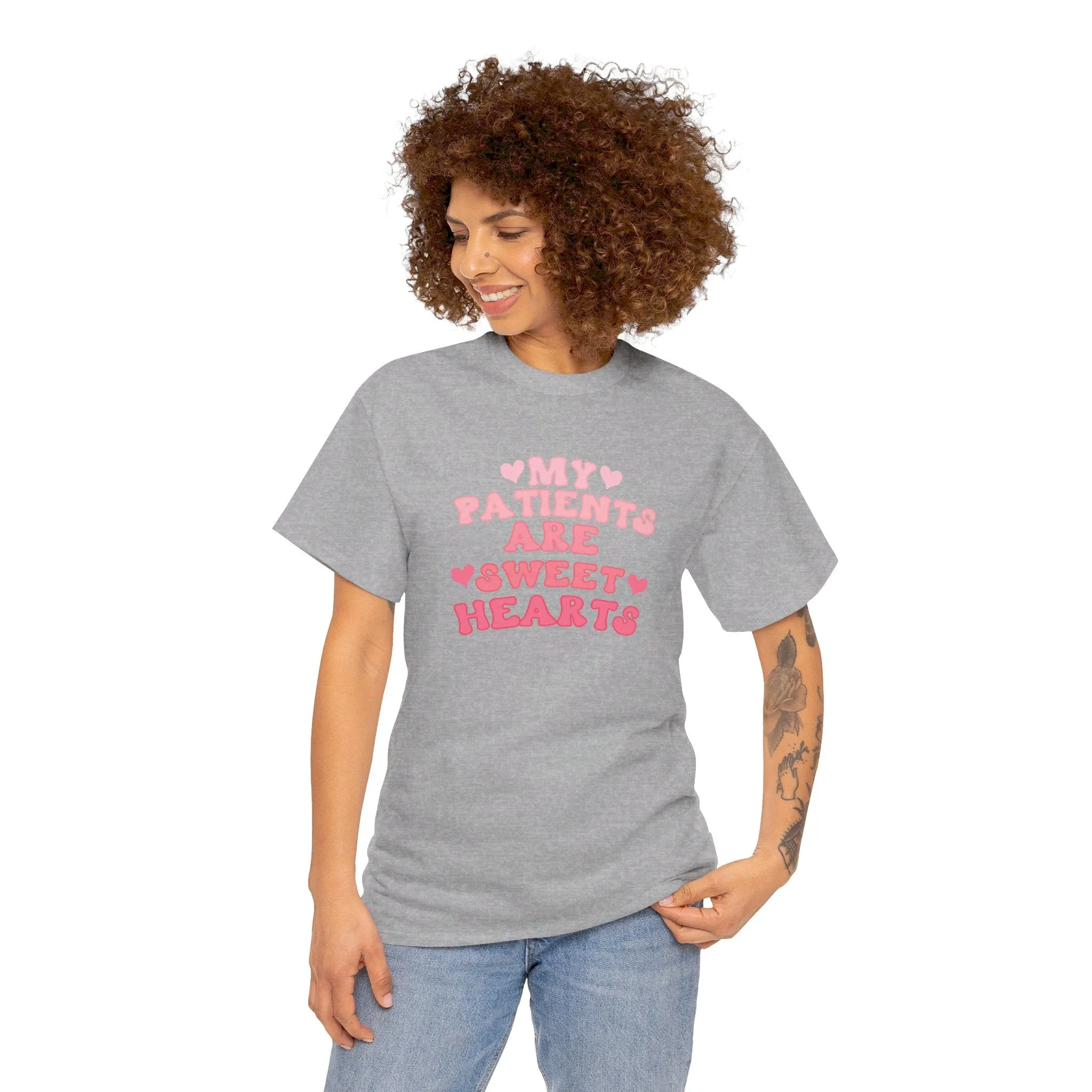 My Patients Are Sweethearts Unisex Heavy Cotton Tee