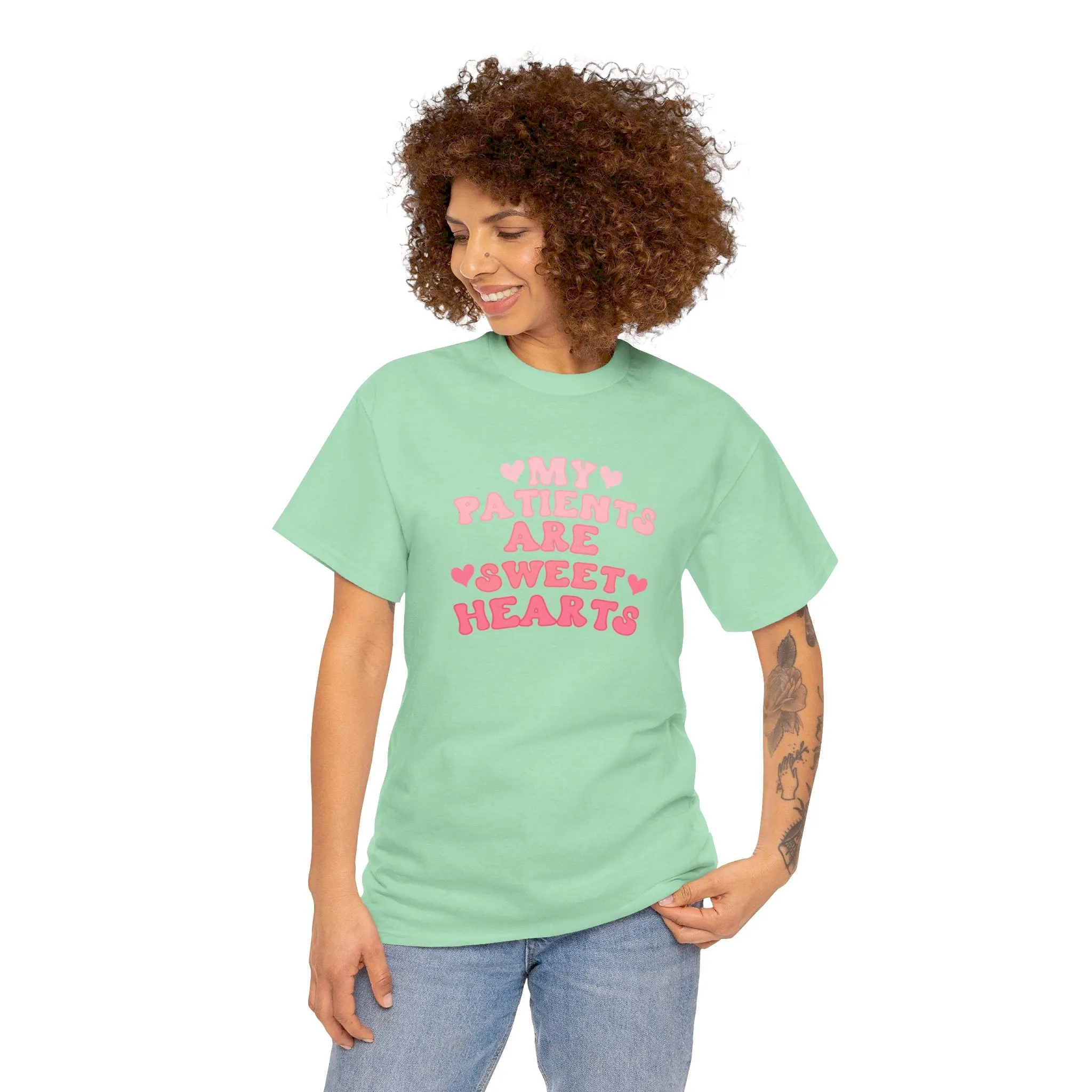 My Patients Are Sweethearts Unisex Heavy Cotton Tee