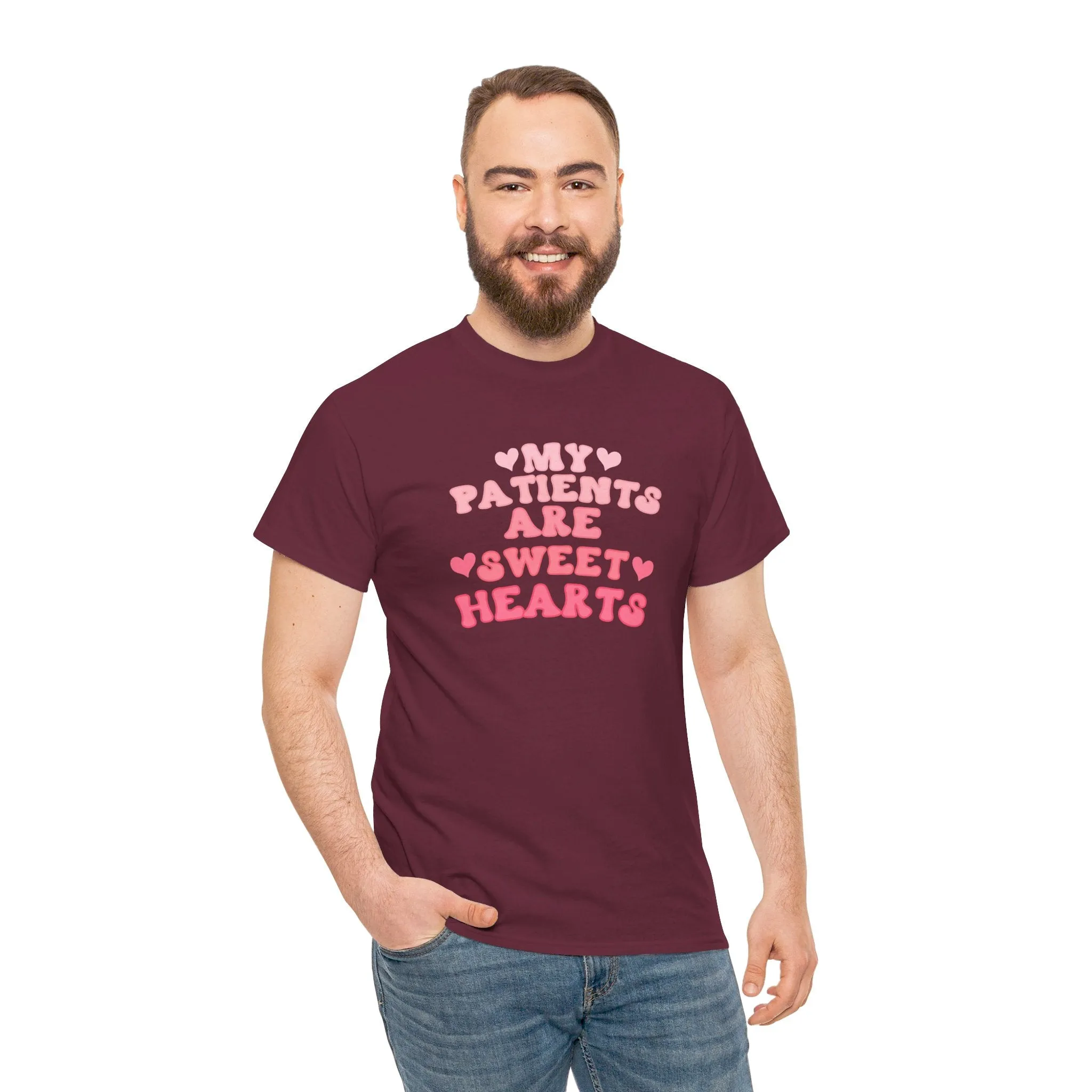 My Patients Are Sweethearts Unisex Heavy Cotton Tee