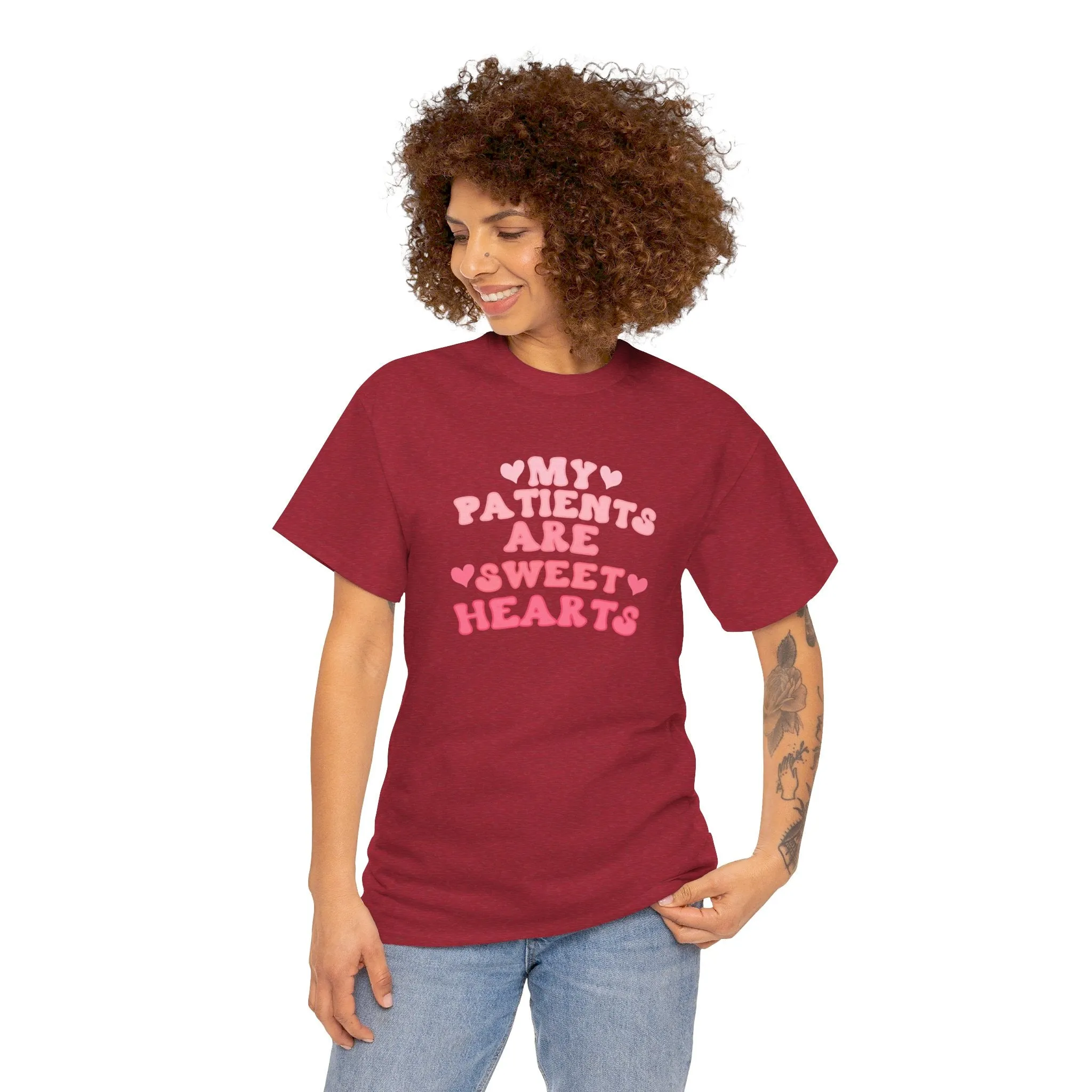 My Patients Are Sweethearts Unisex Heavy Cotton Tee