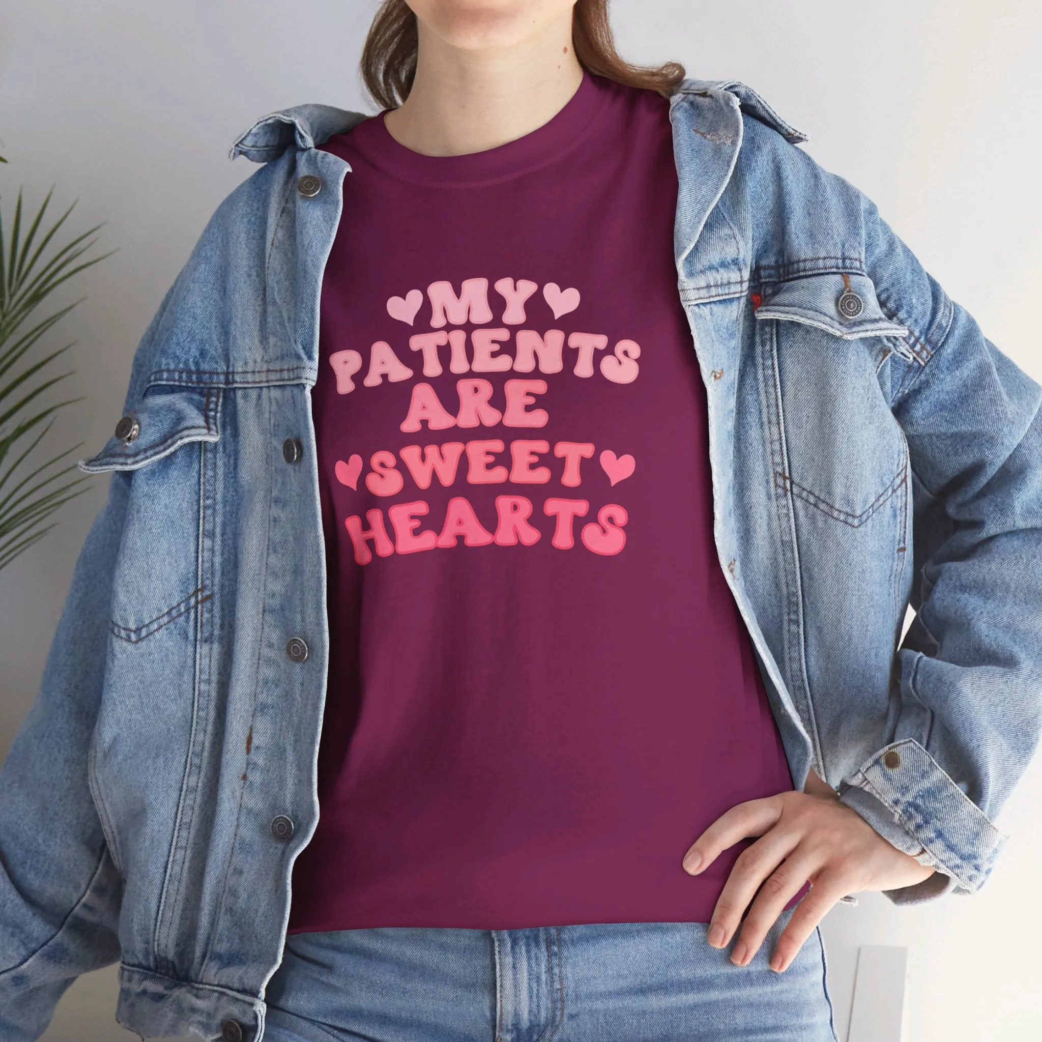 My Patients Are Sweethearts Unisex Heavy Cotton Tee