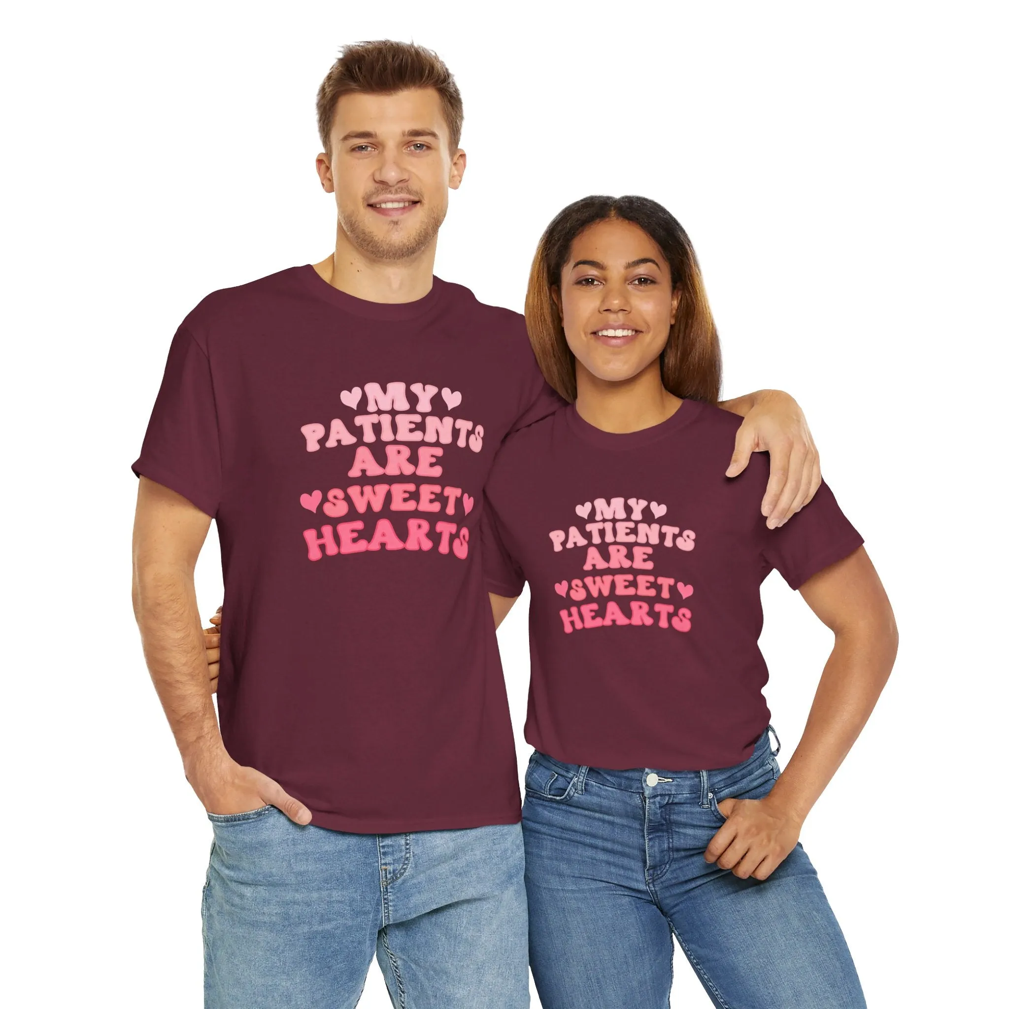 My Patients Are Sweethearts Unisex Heavy Cotton Tee