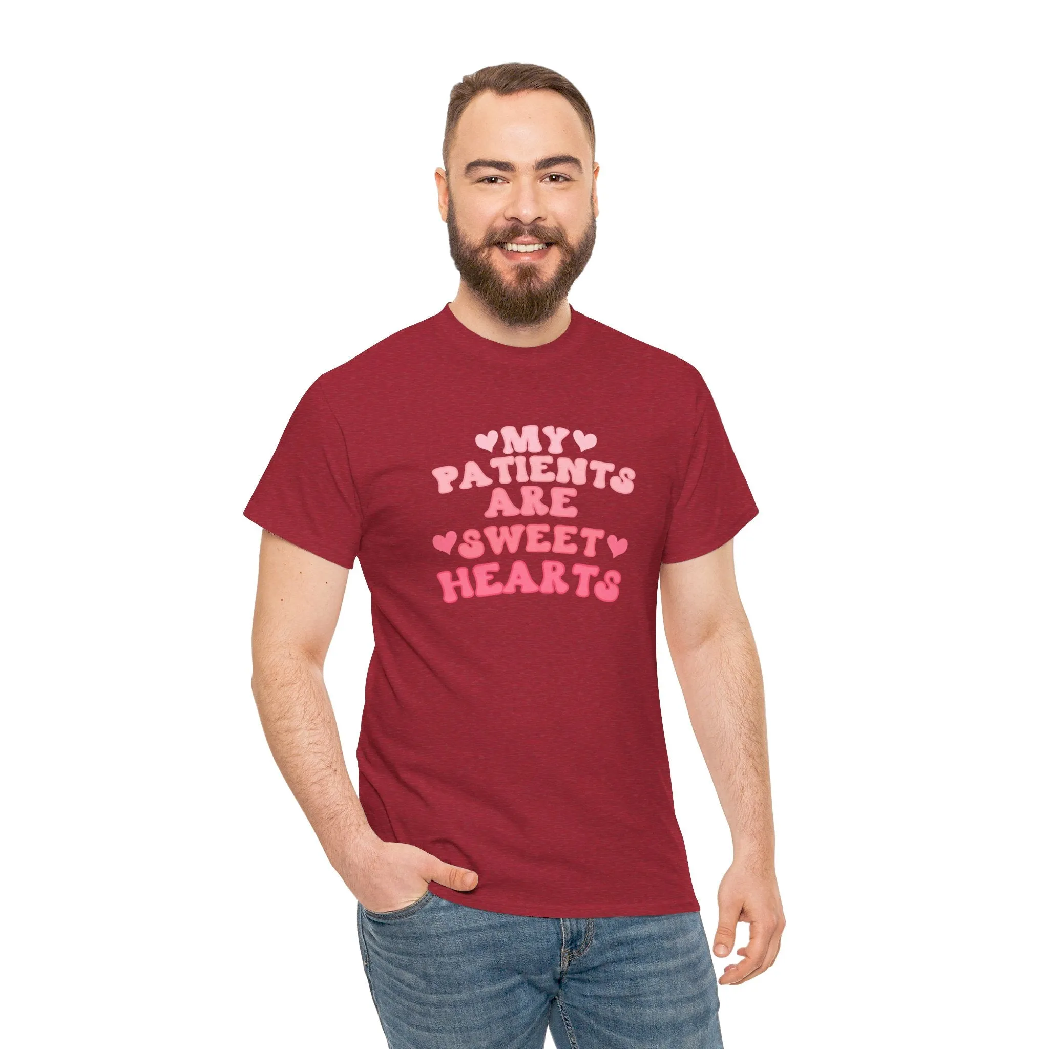 My Patients Are Sweethearts Unisex Heavy Cotton Tee