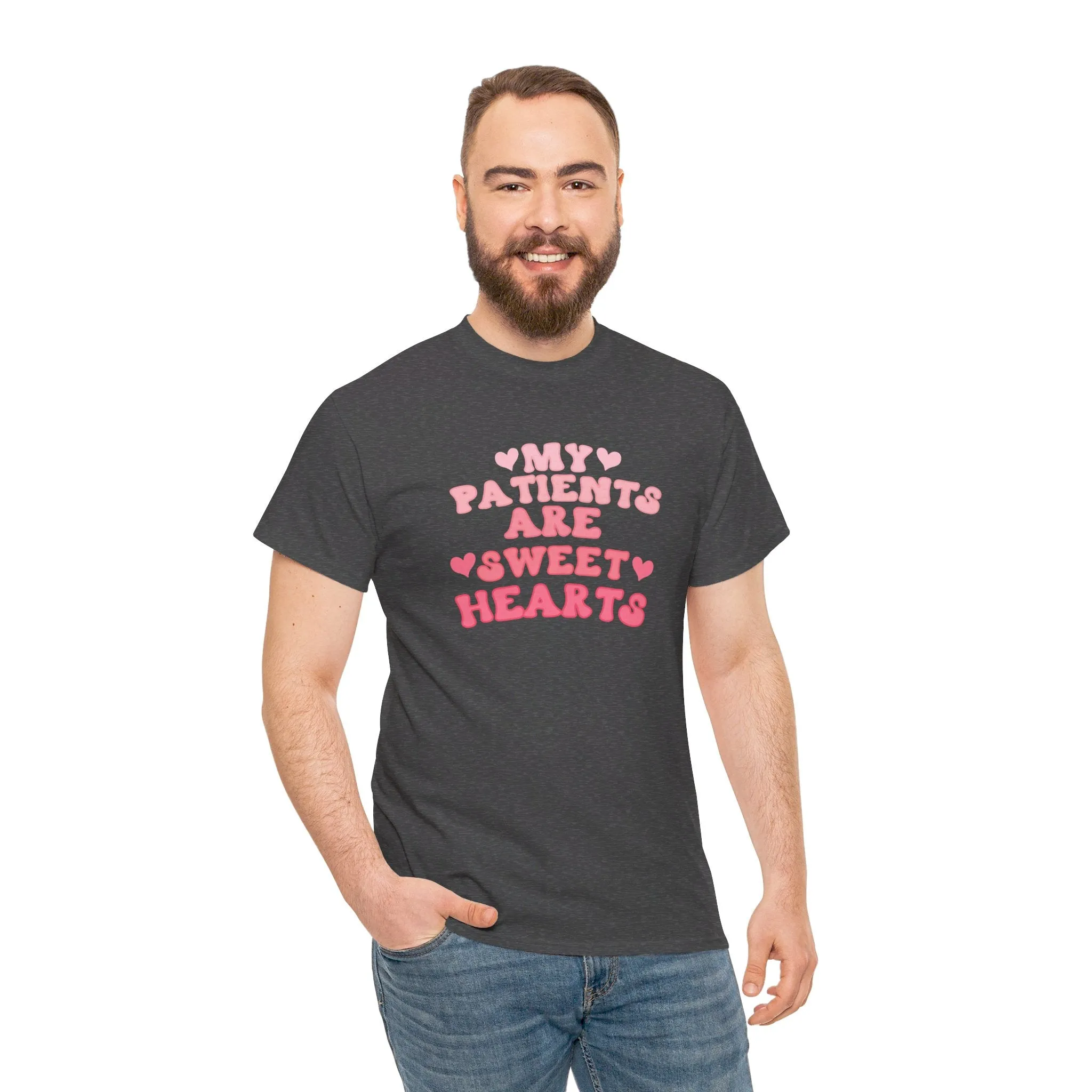 My Patients Are Sweethearts Unisex Heavy Cotton Tee