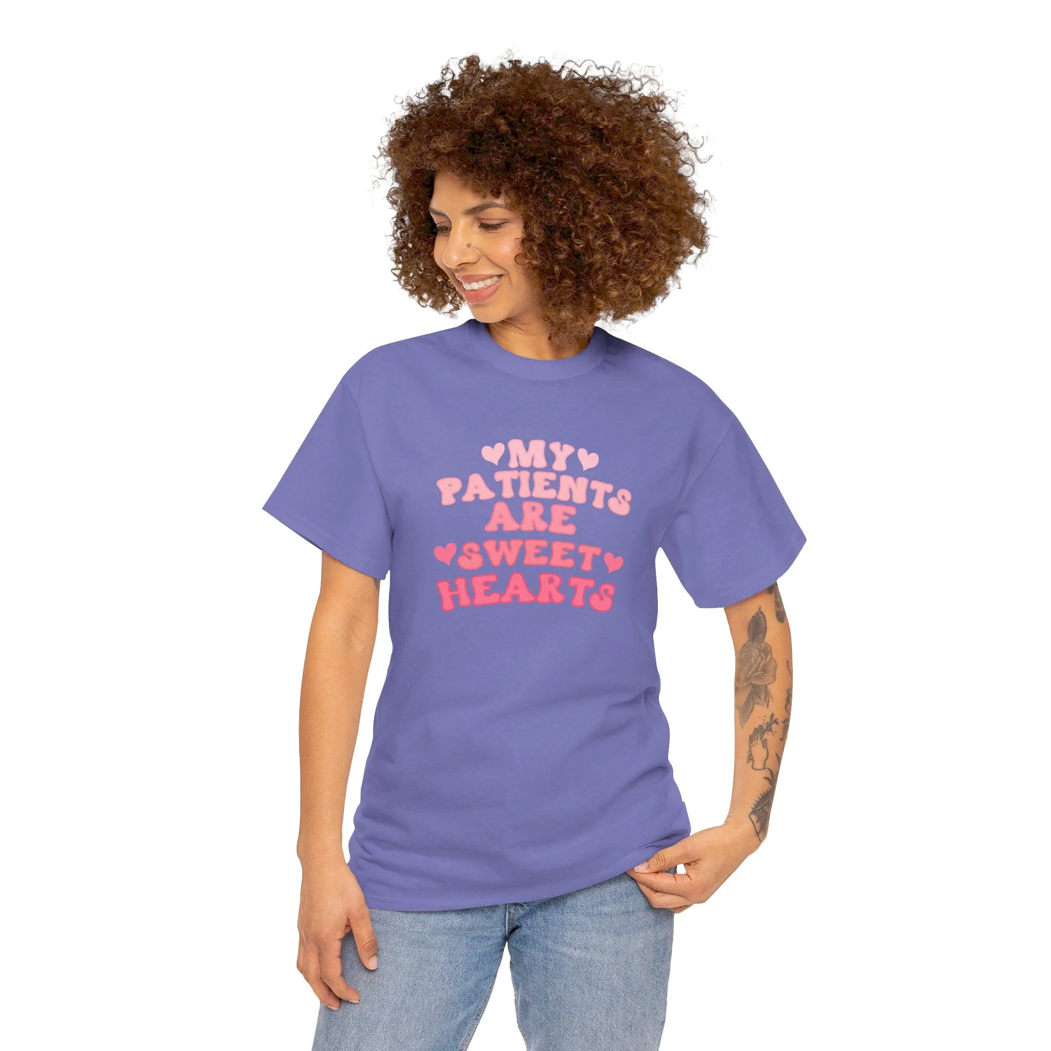 My Patients Are Sweethearts Unisex Heavy Cotton Tee
