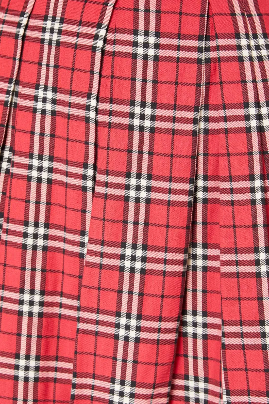 Nah Tartan Pleat Mini Skirt
