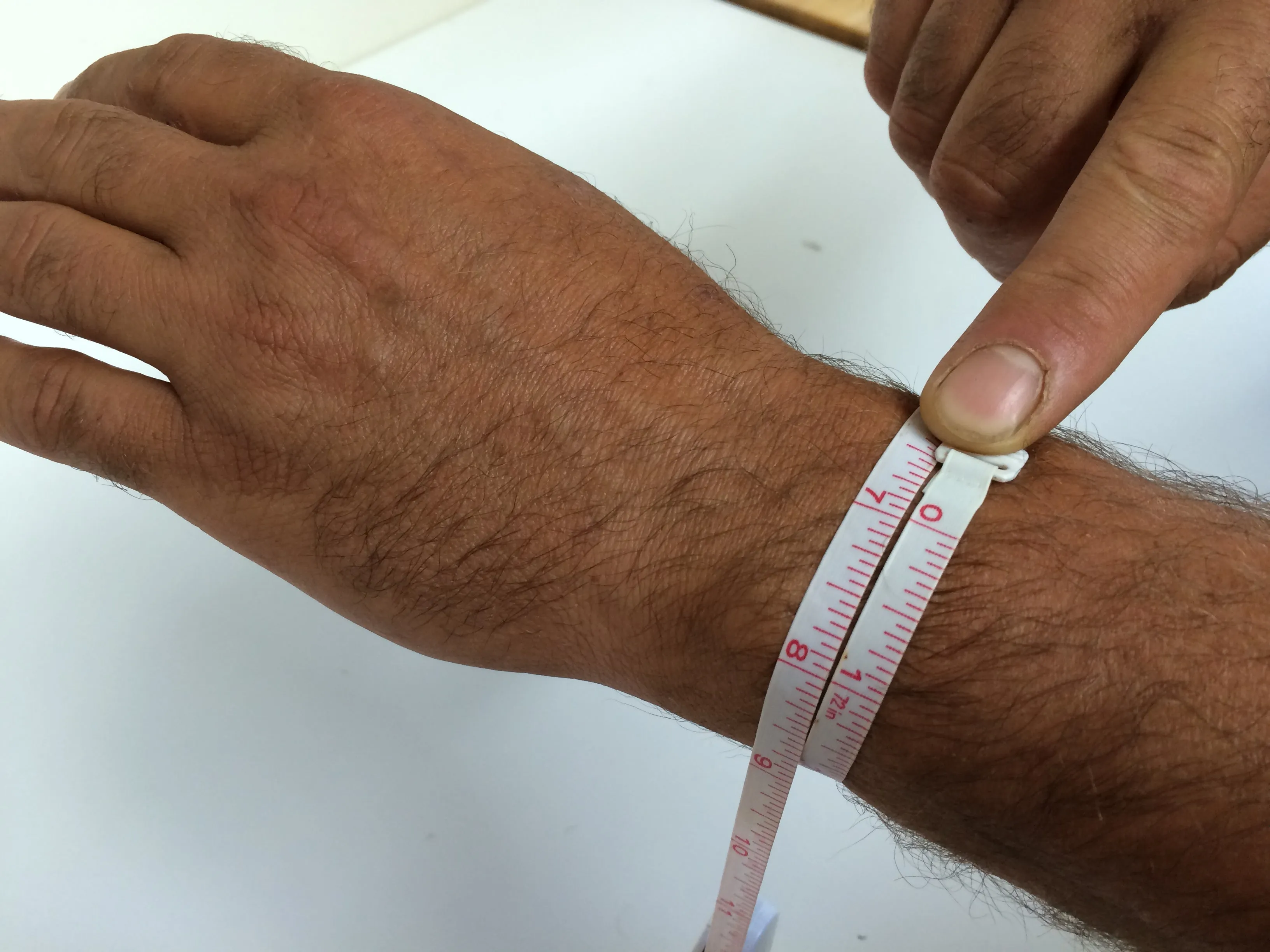 Narrow Random Pattern Cuff Bracelet: Men & Women