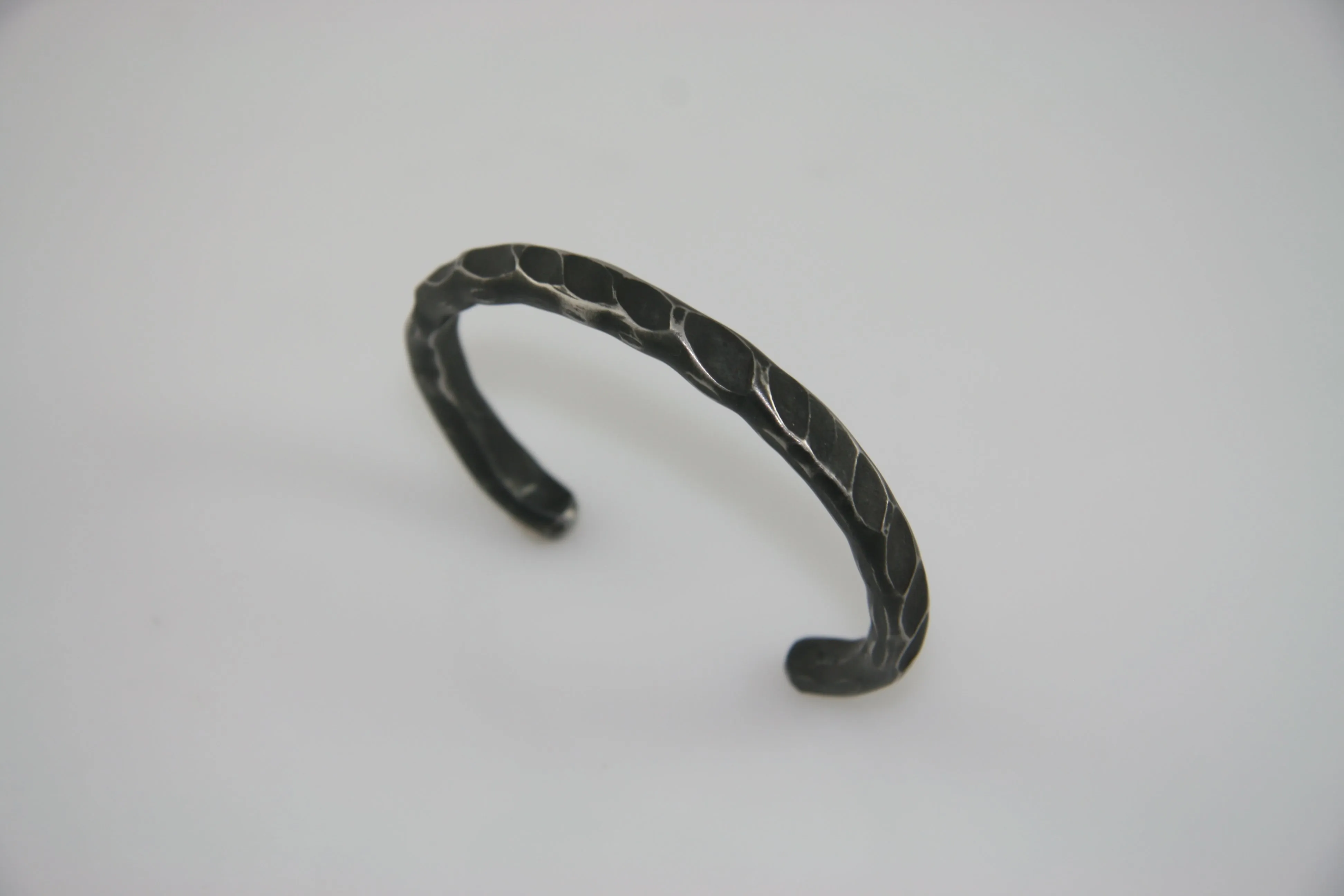 Narrow Random Pattern Cuff Bracelet: Men & Women