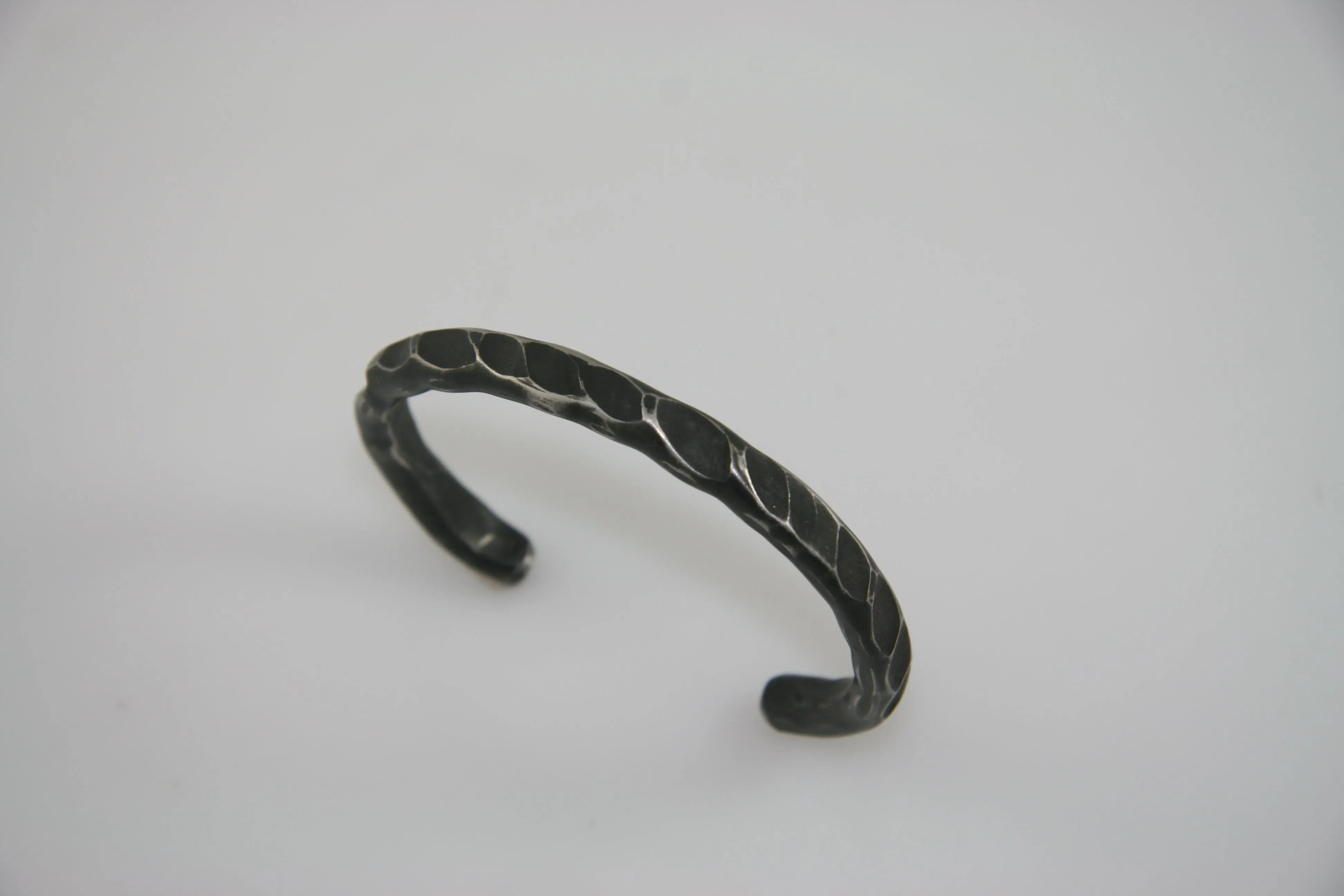 Narrow Random Pattern Cuff Bracelet: Men & Women