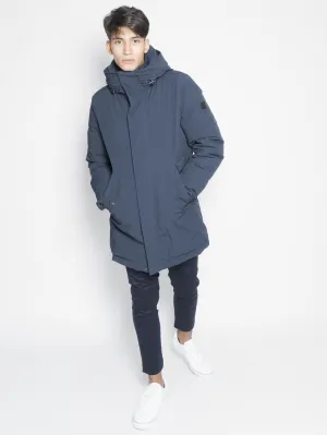 Parka Elasticizzato Blu