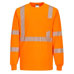 Portwest Segmented Tape Long Sleeve T-shirt (S195ORR)