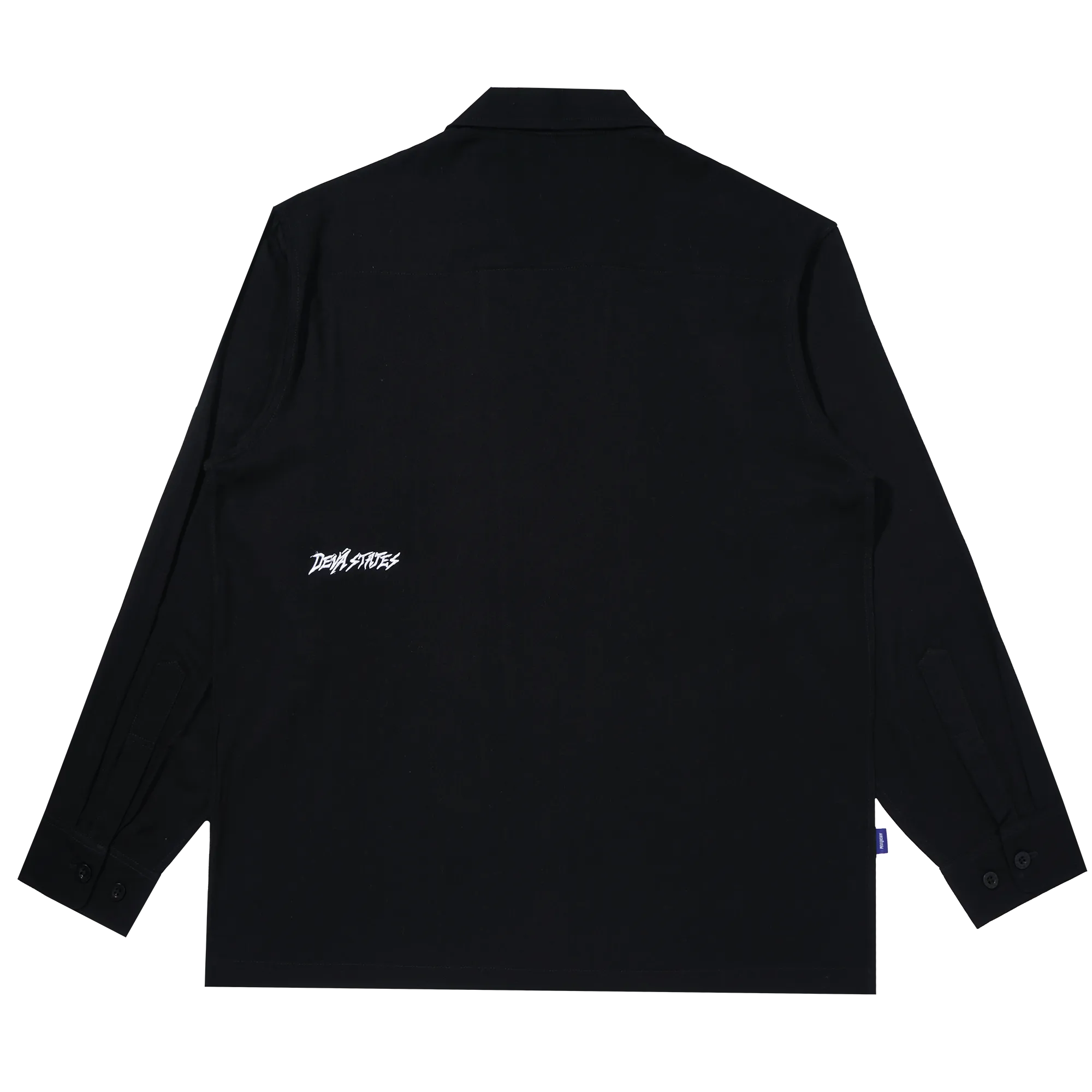 PRAYER L/S Printed Souvenir Shirt  [Black]