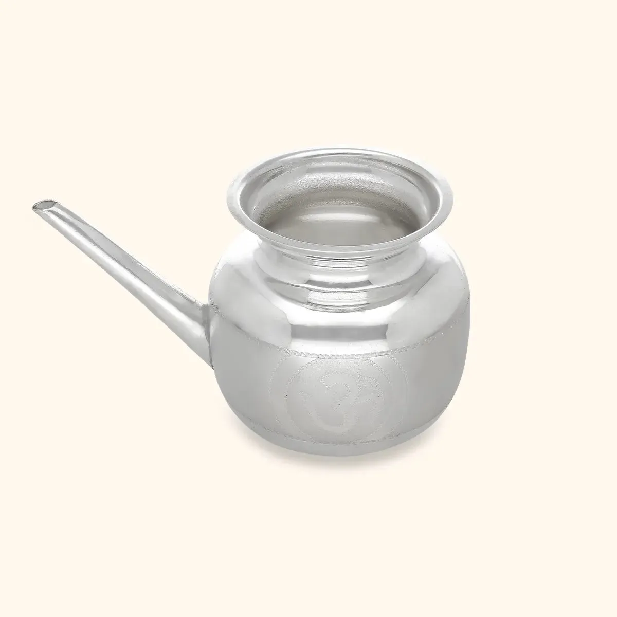 Pristine Silver Ghee Container