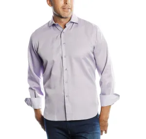Purple Herringbone Jacquard