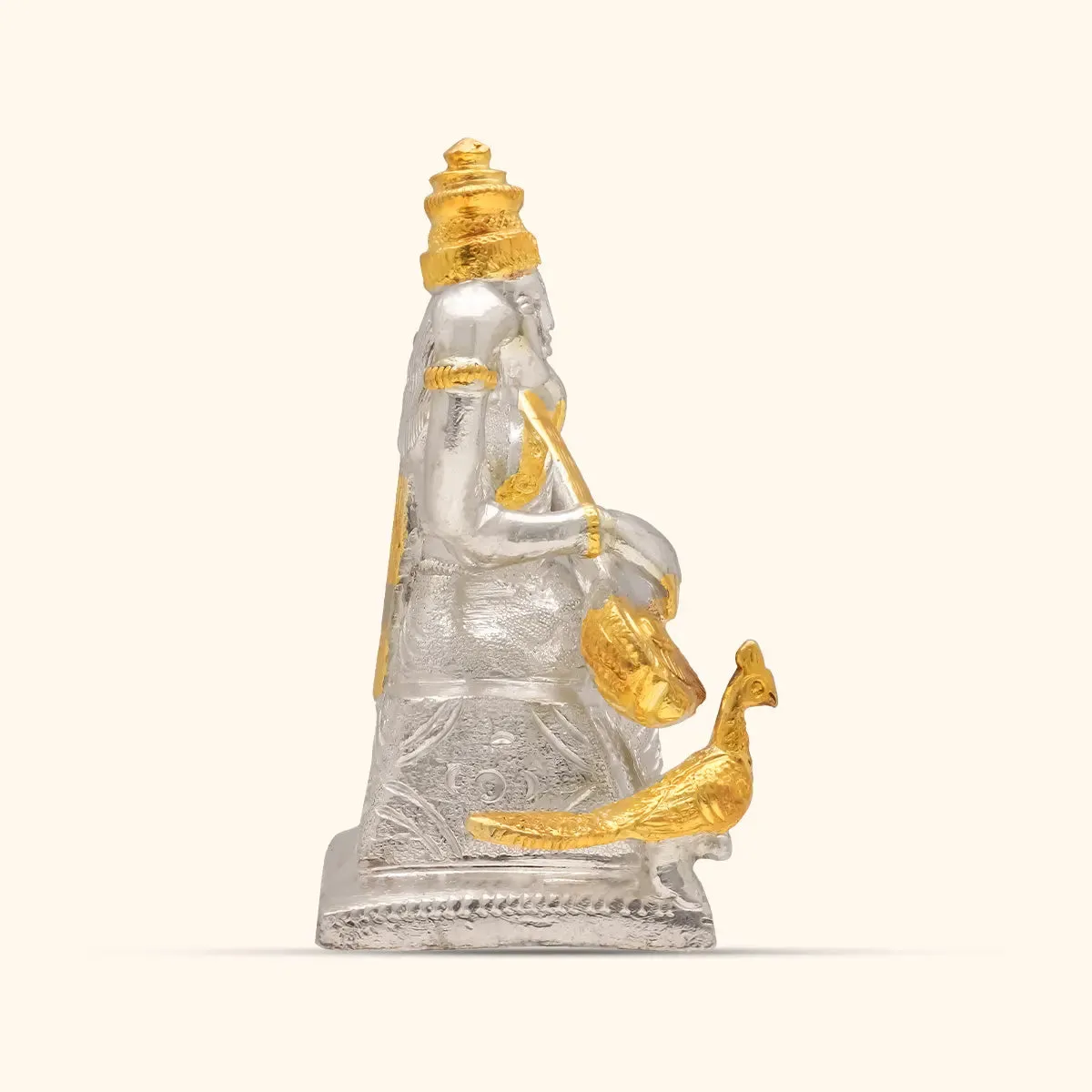 Saraswati 925 Silver Idol