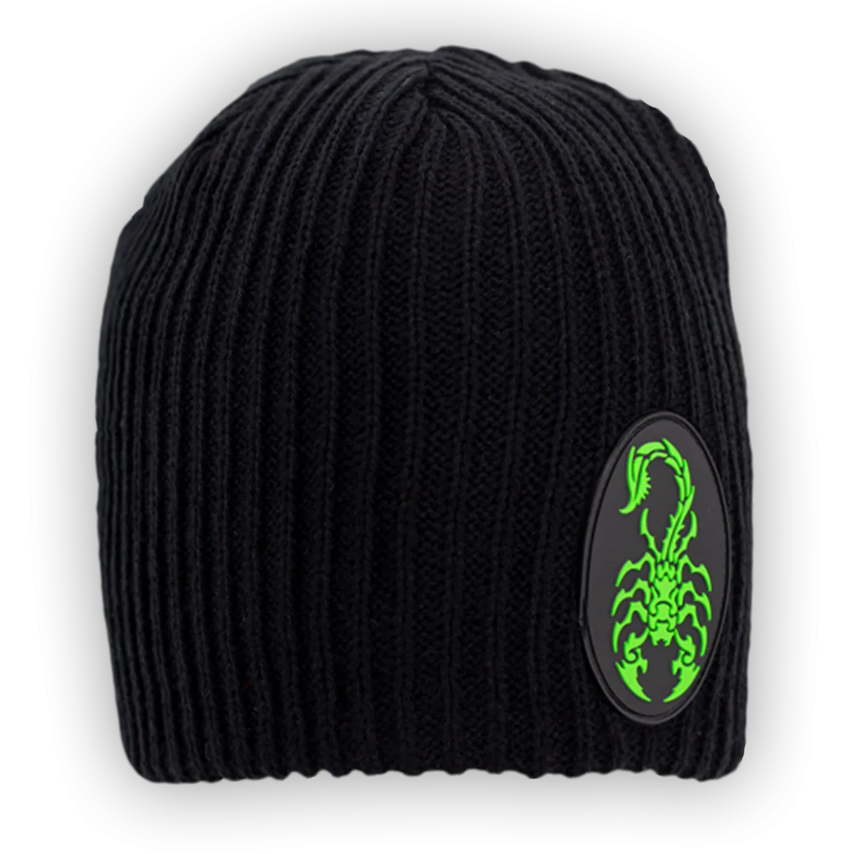 Scorpion Patch Black Beanie