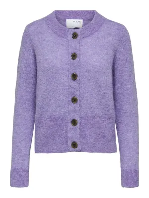 Selected Femme Sia - Strikket uld cardigan
