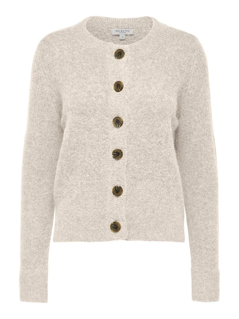 Selected Femme Sia - Strikket uld cardigan