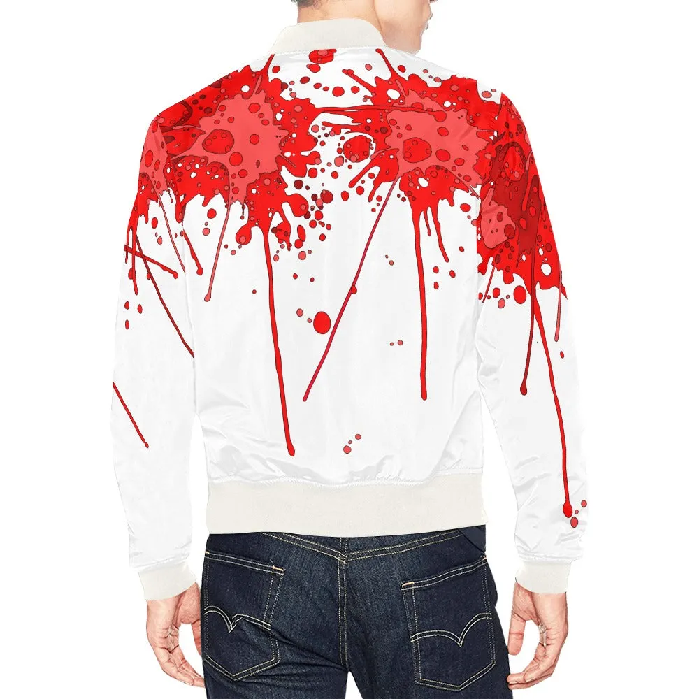 Sickstem, Red Ink Splatter Splash Lightweight bomber Jacket