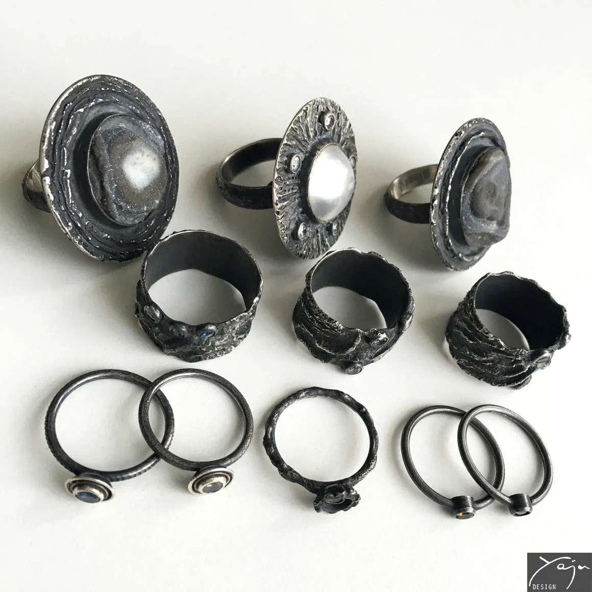Silver & Chalcedony Ring No.1