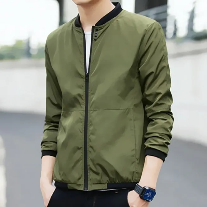 Slim Men Bomber Jacket