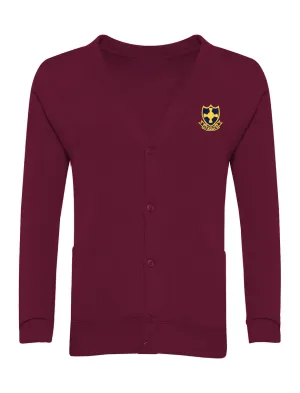 St Anne's R.C. Primary School Burgundy Cardigan