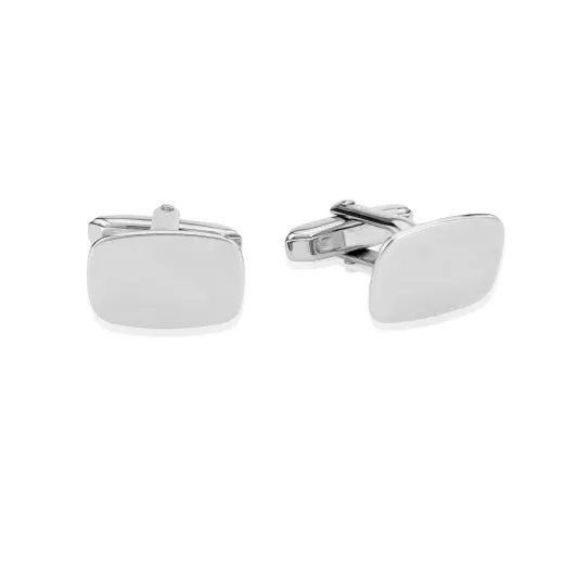 Sterling Silver Rectangle Cufflinks