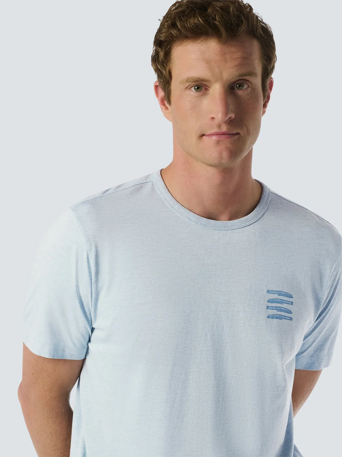 Stylish T-shirt with Playful Design | Sky