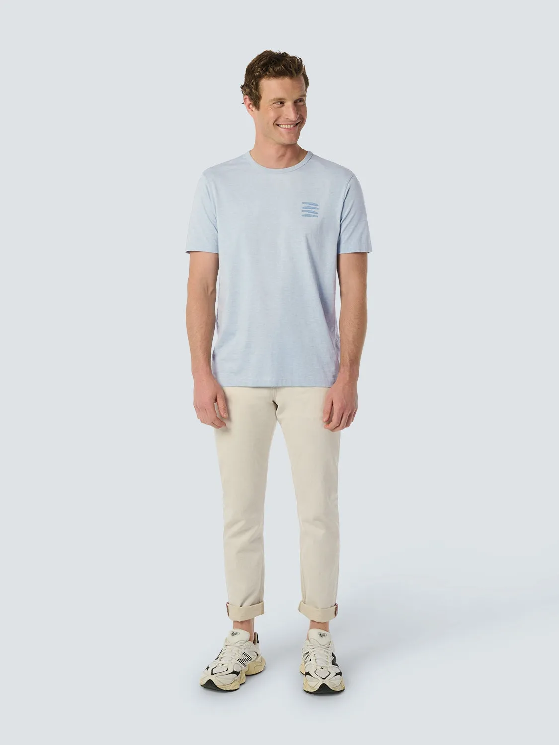 Stylish T-shirt with Playful Design | Sky
