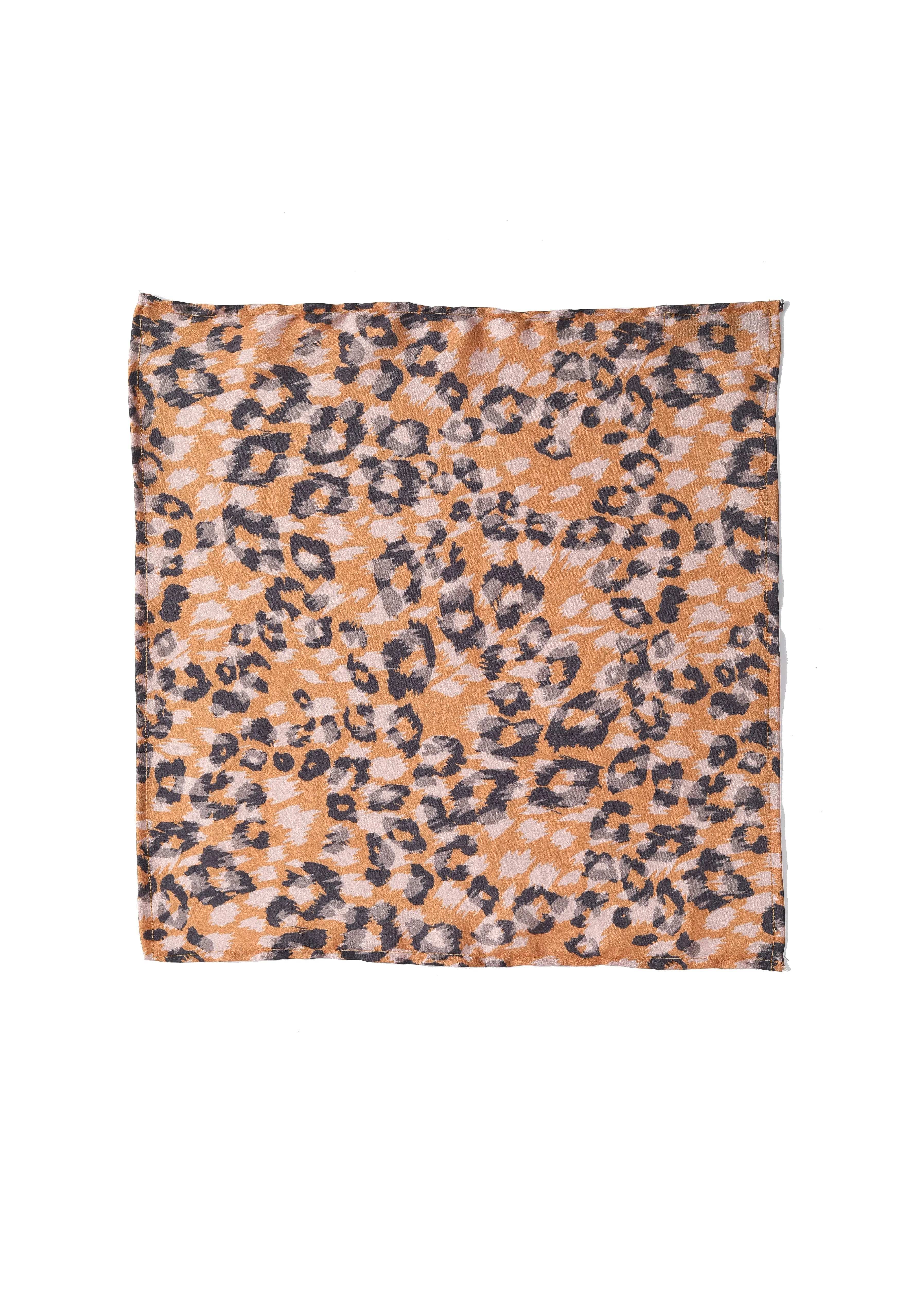 Stylish Yellow Abstract Pocket Square for Men | Unique Patterned Accessory