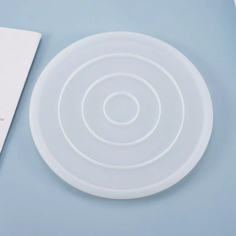 Super Big Round Plate Silicone Mold, tray