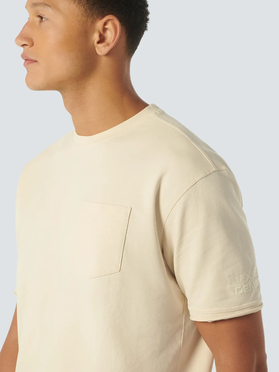 Sweater Short Sleeve Crewneck | Cream