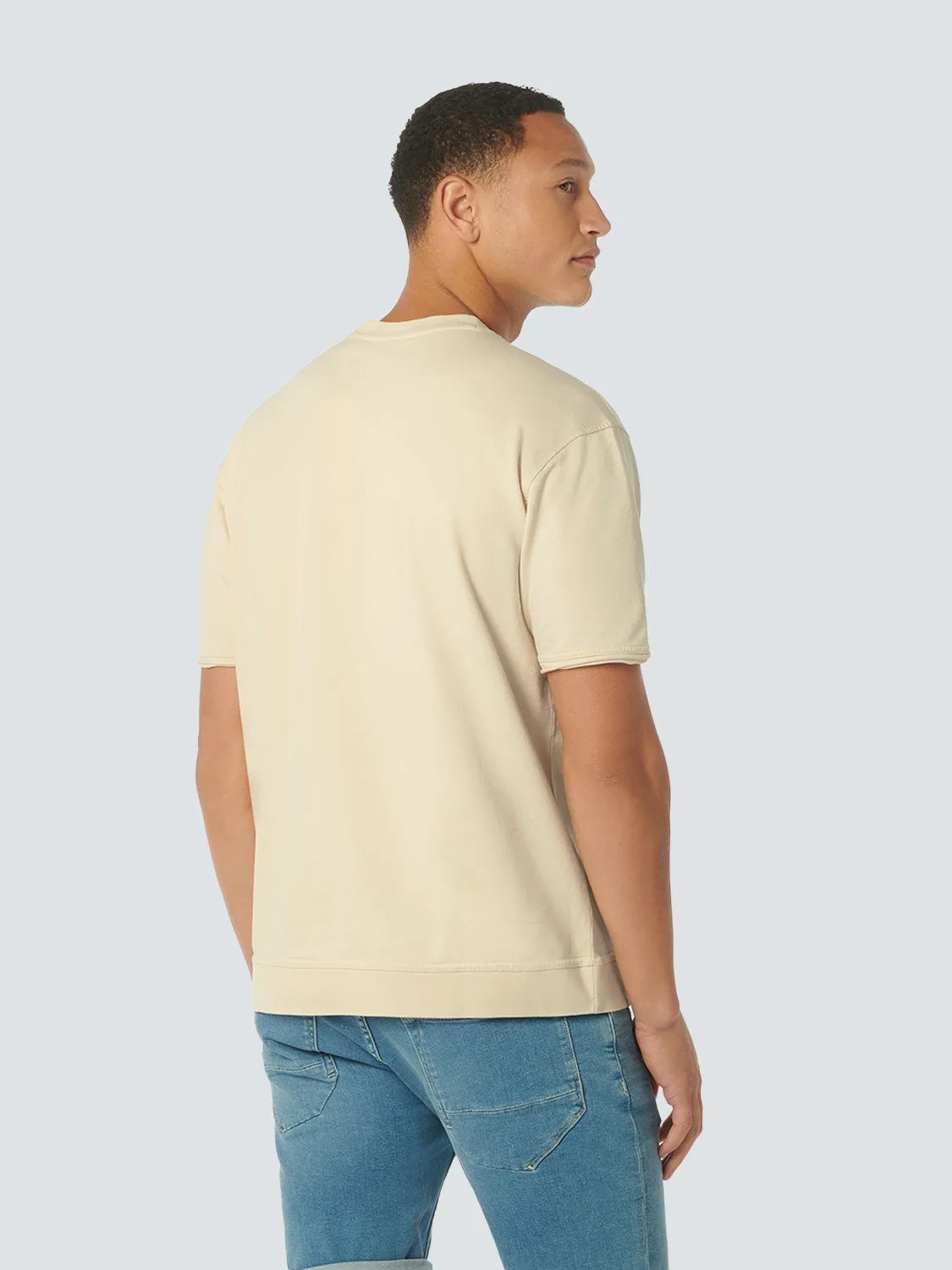 Sweater Short Sleeve Crewneck | Cream