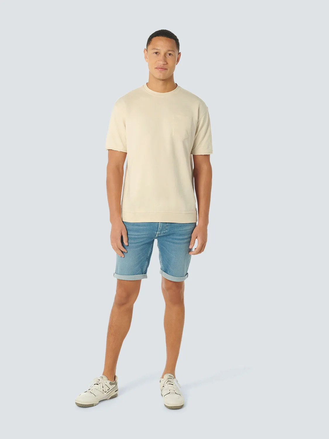 Sweater Short Sleeve Crewneck | Cream
