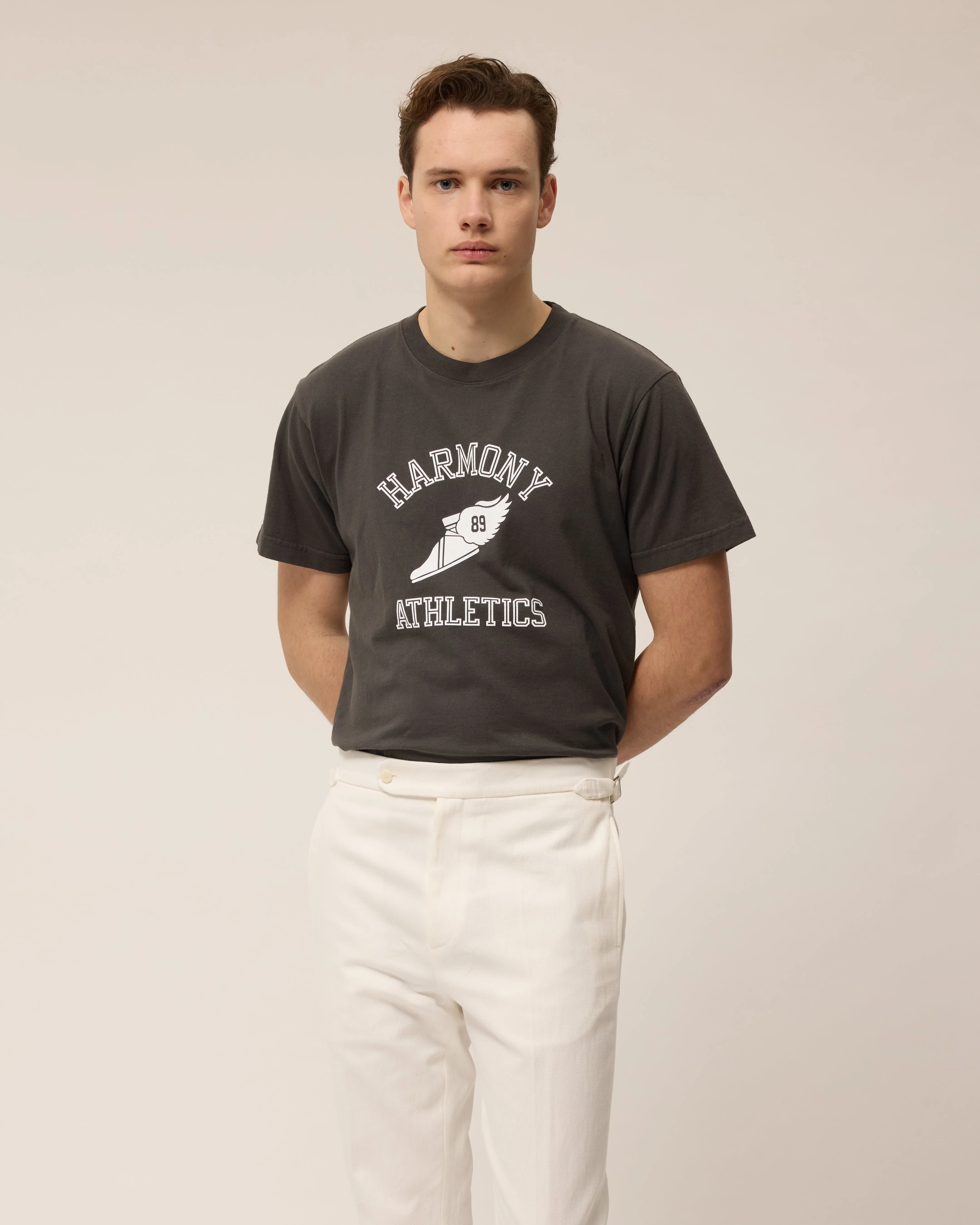 T-Shirt 89 Athletics - Slate - Cotton Jersey