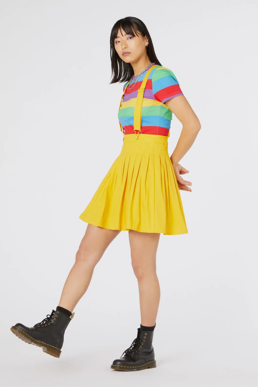 Time Out Pleated Twill Pinny