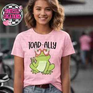 Toad-ally Frog Valentine Shirt