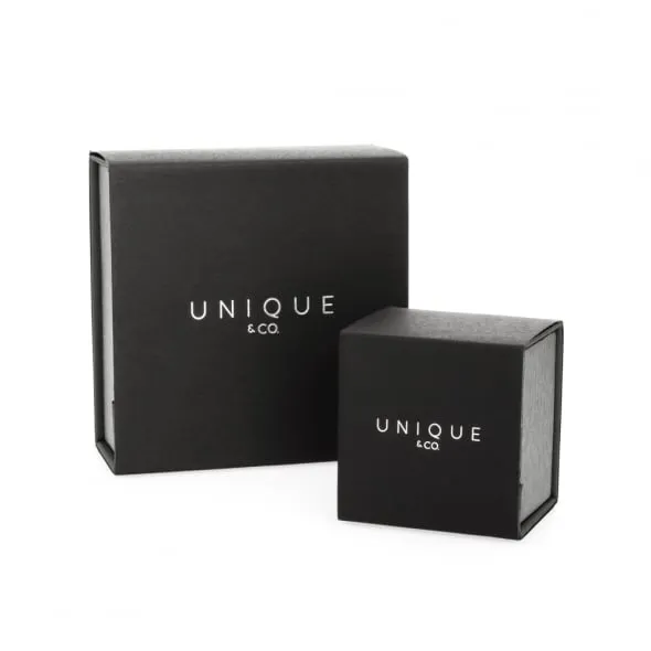 Unique & Co Black Leather Bracelet B286BL